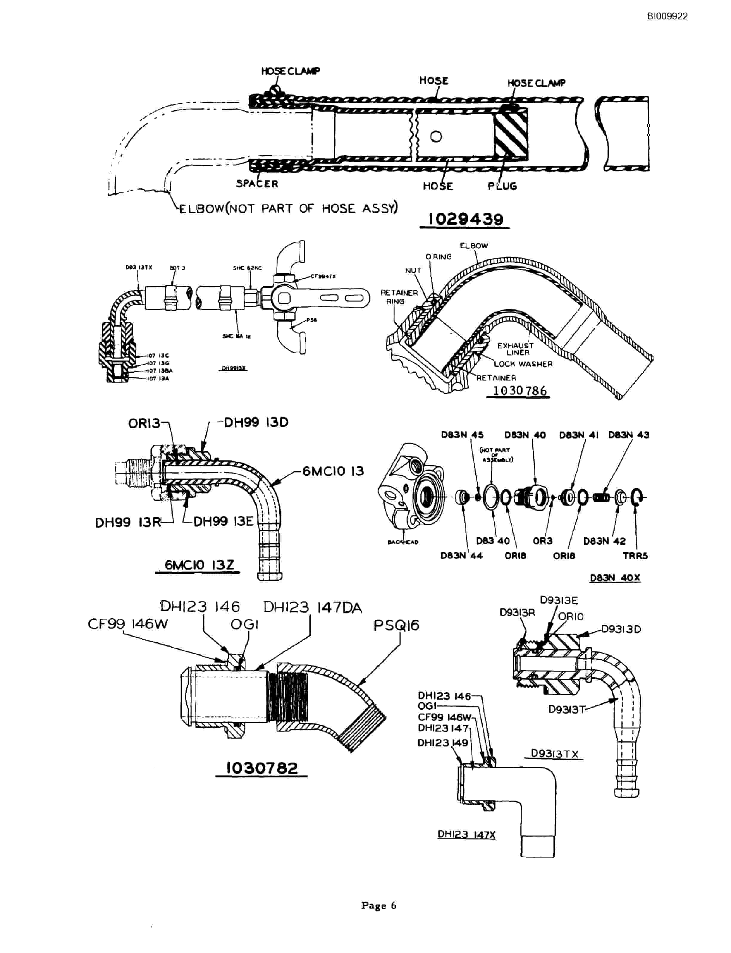 Bucyrus JB-418 Parts Catalog BI009922-2