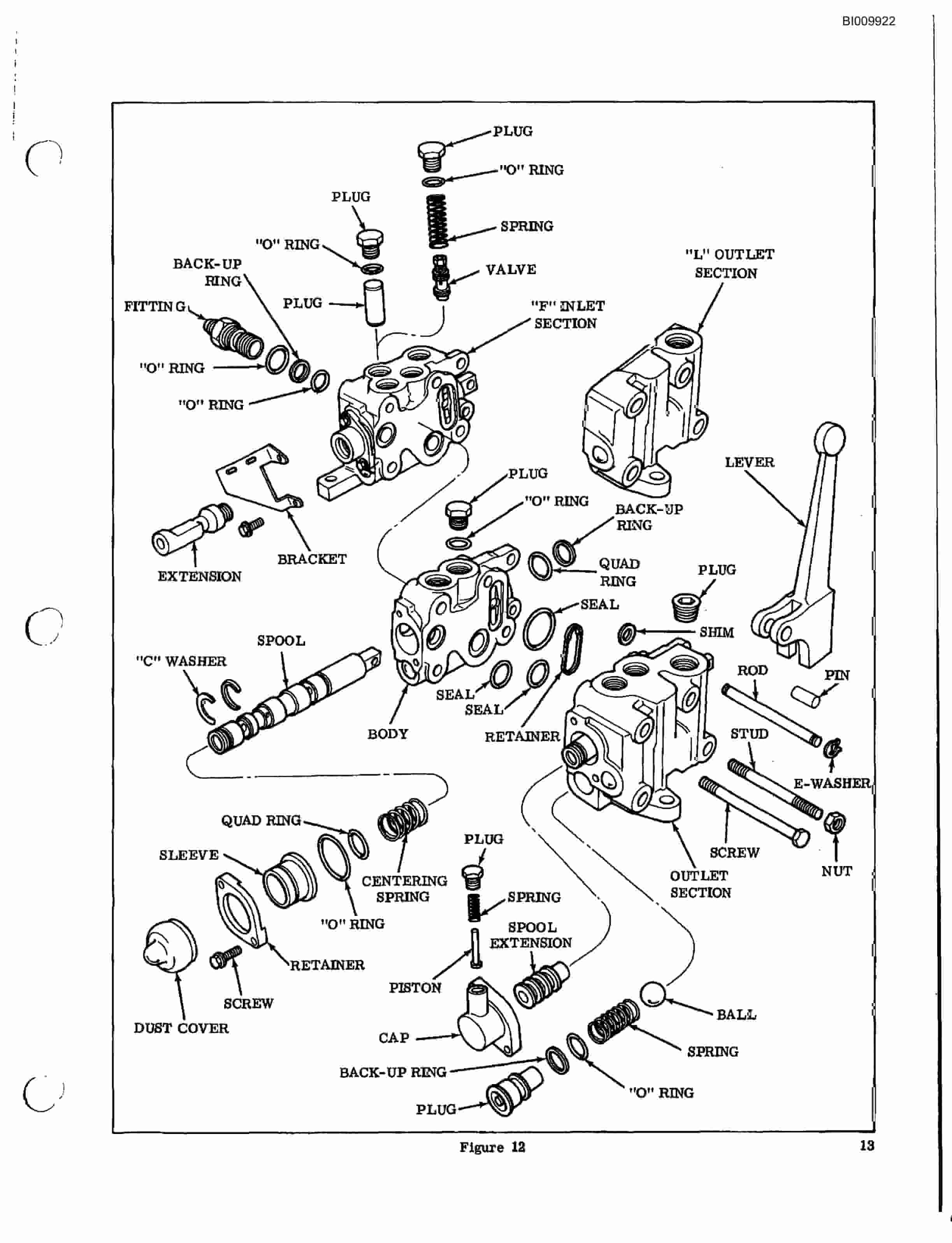 Bucyrus JB-418 Parts Catalog BI009922-4