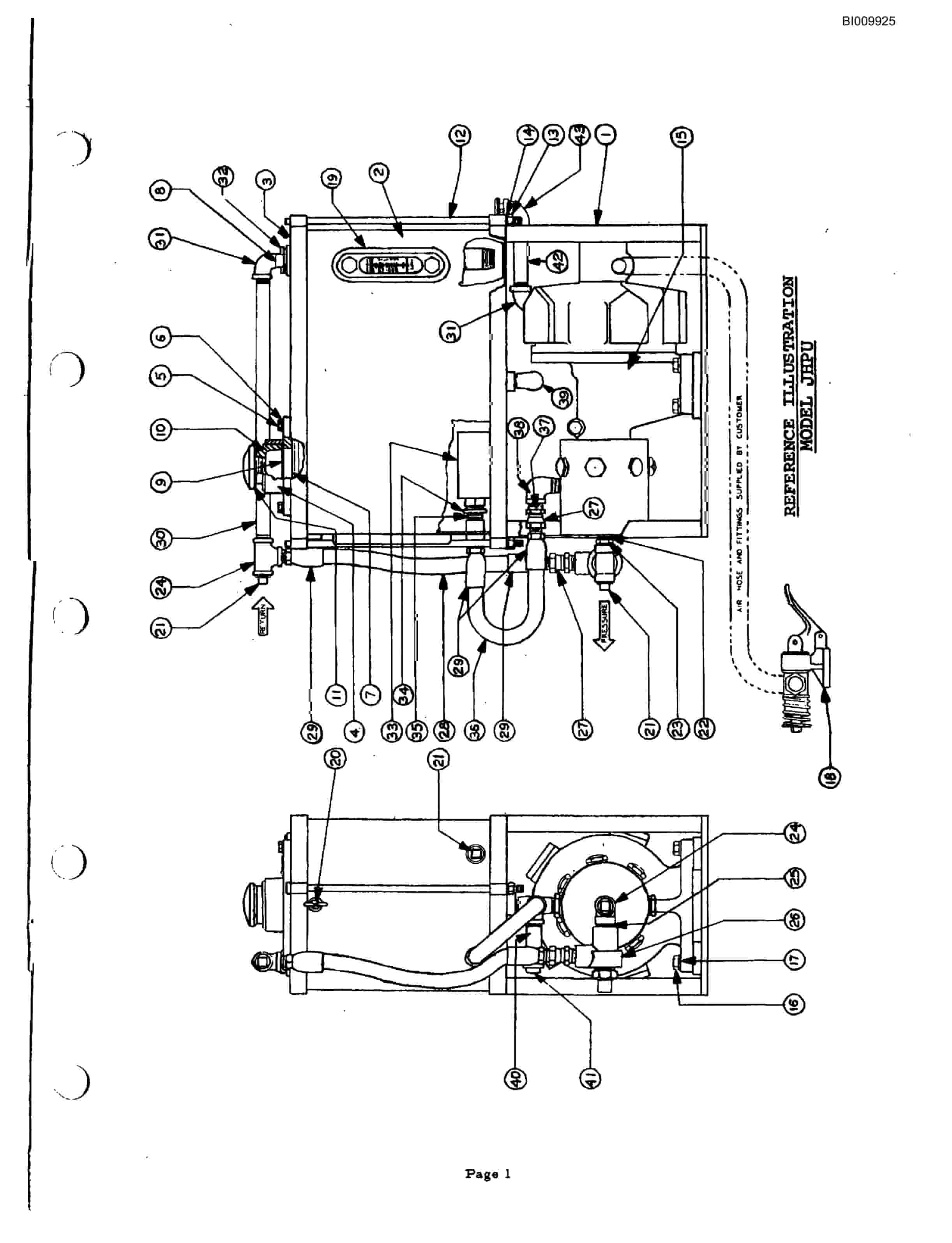 Bucyrus JB-421 Parts Catalog BI009925-2