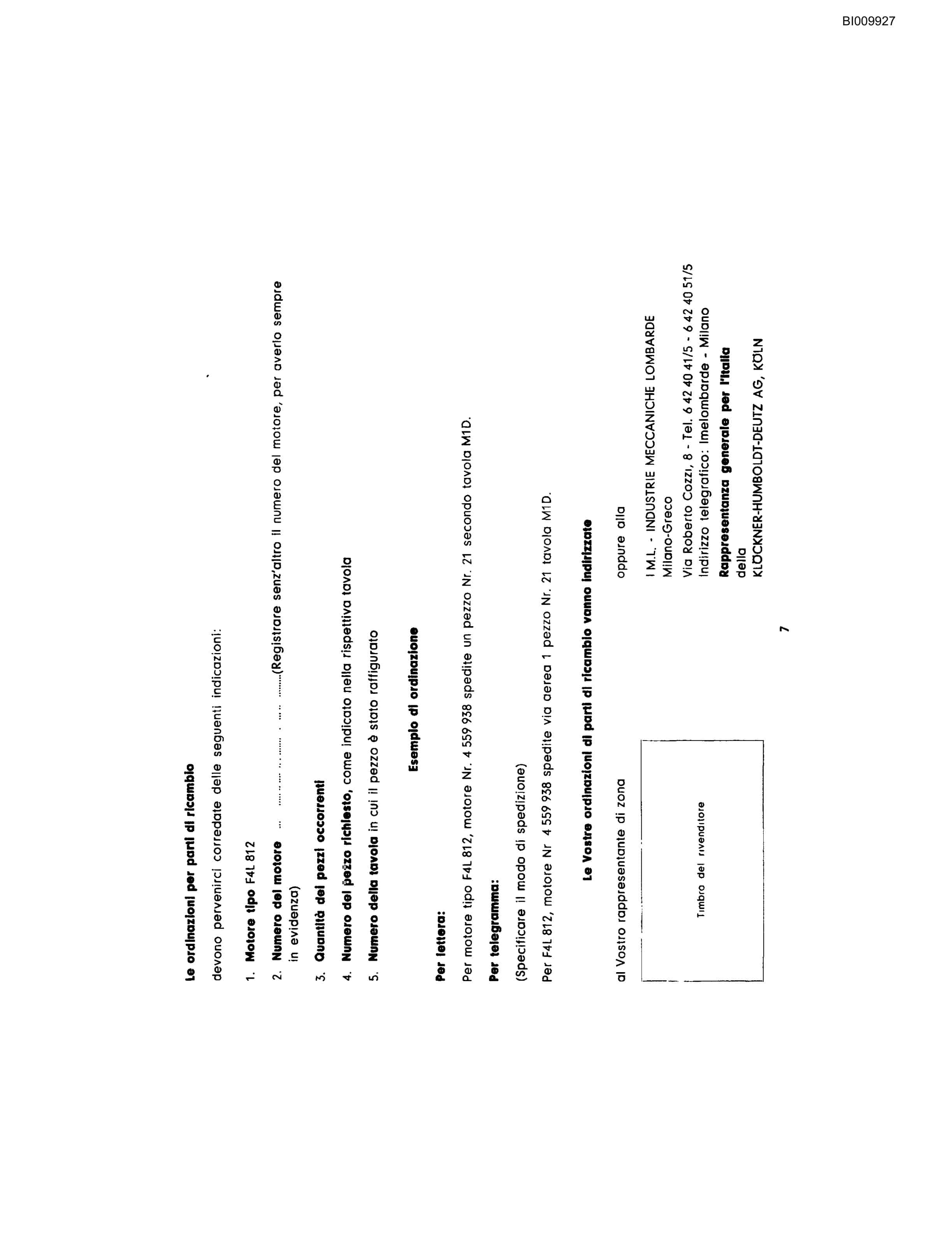 Bucyrus JB-423 Parts Catalog BI009927-2