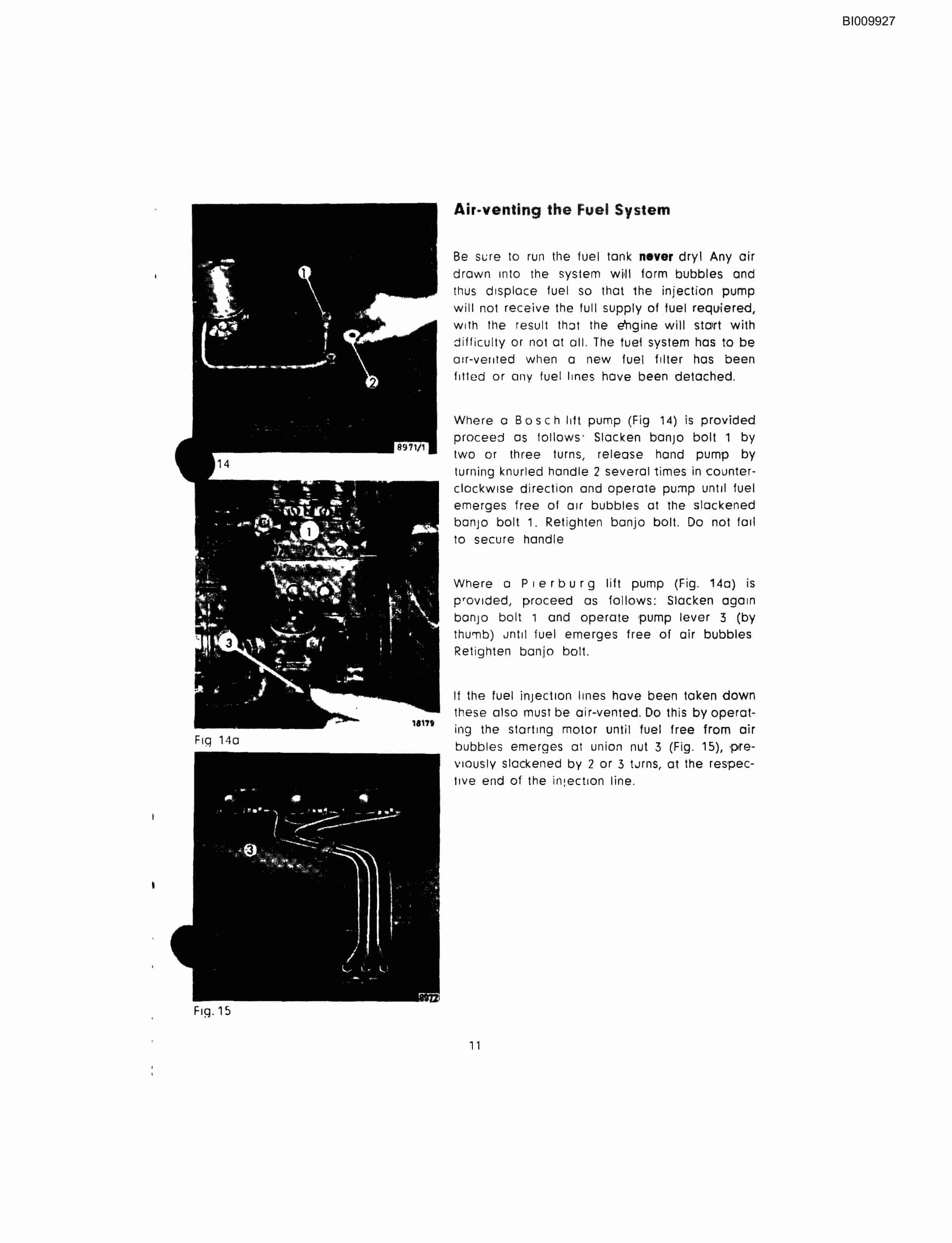 Bucyrus JB-423 Parts Catalog BI009927-3