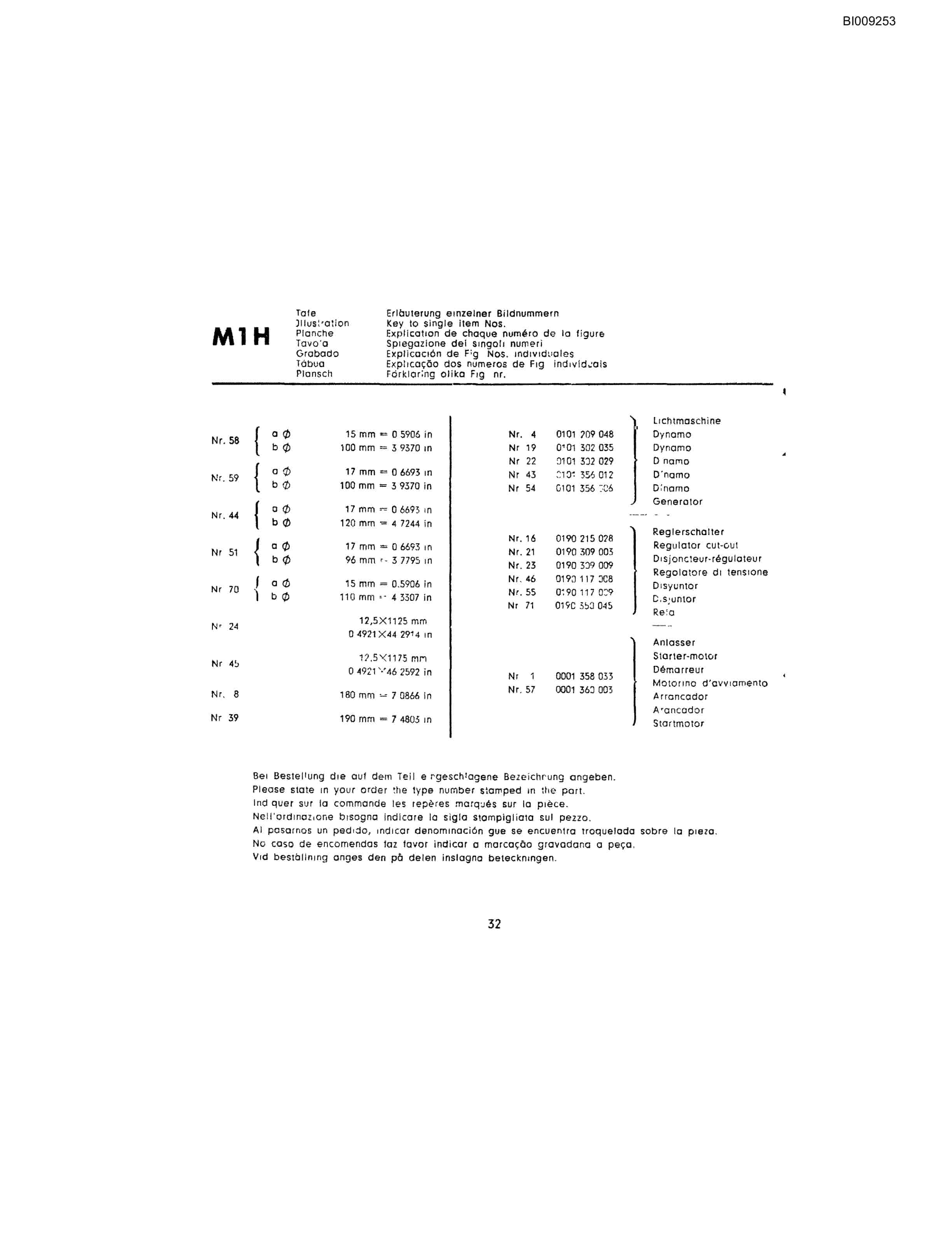 Bucyrus JB-424 Parts Catalog BI009253-3