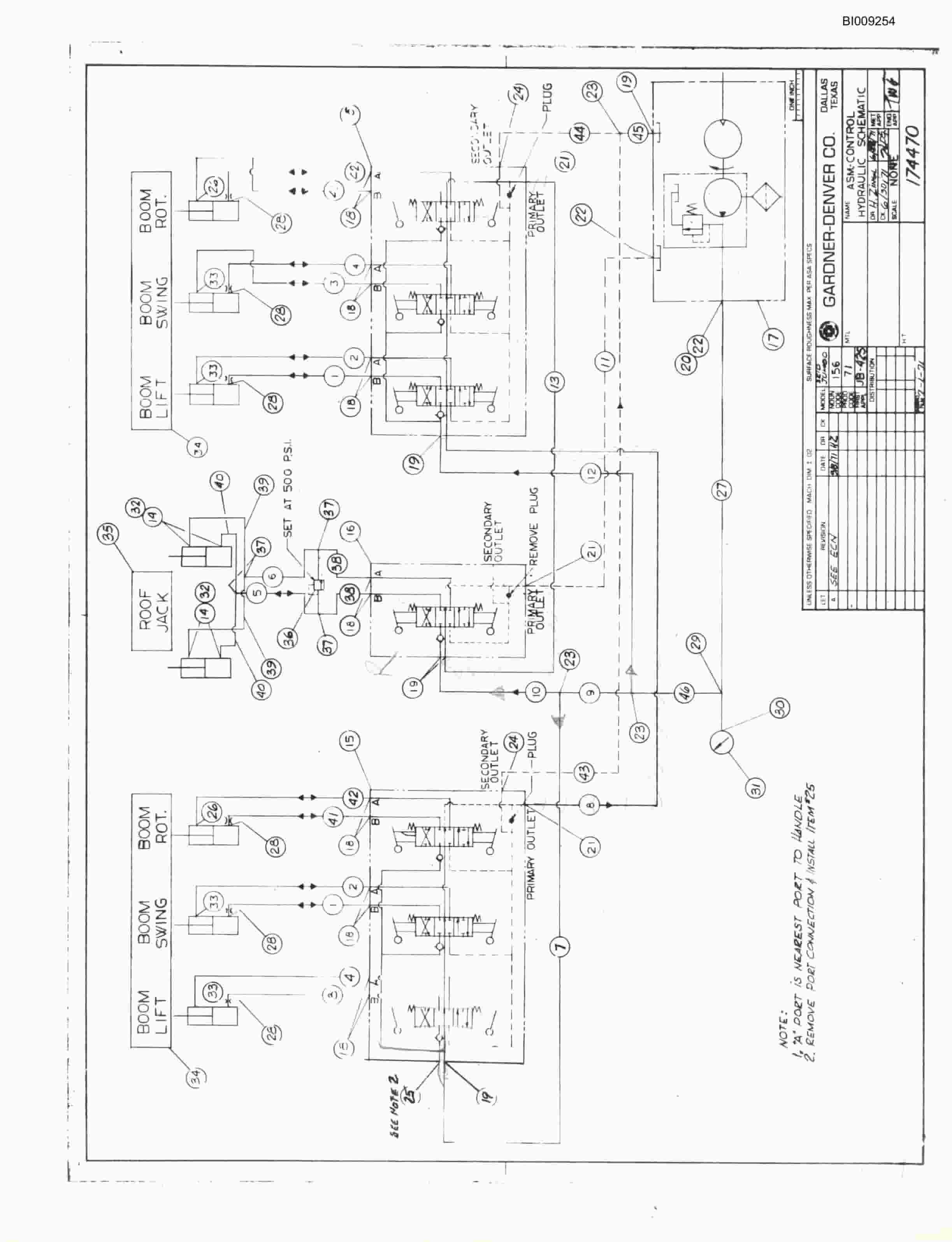 Bucyrus JB-425 Parts Catalog BI009254-3