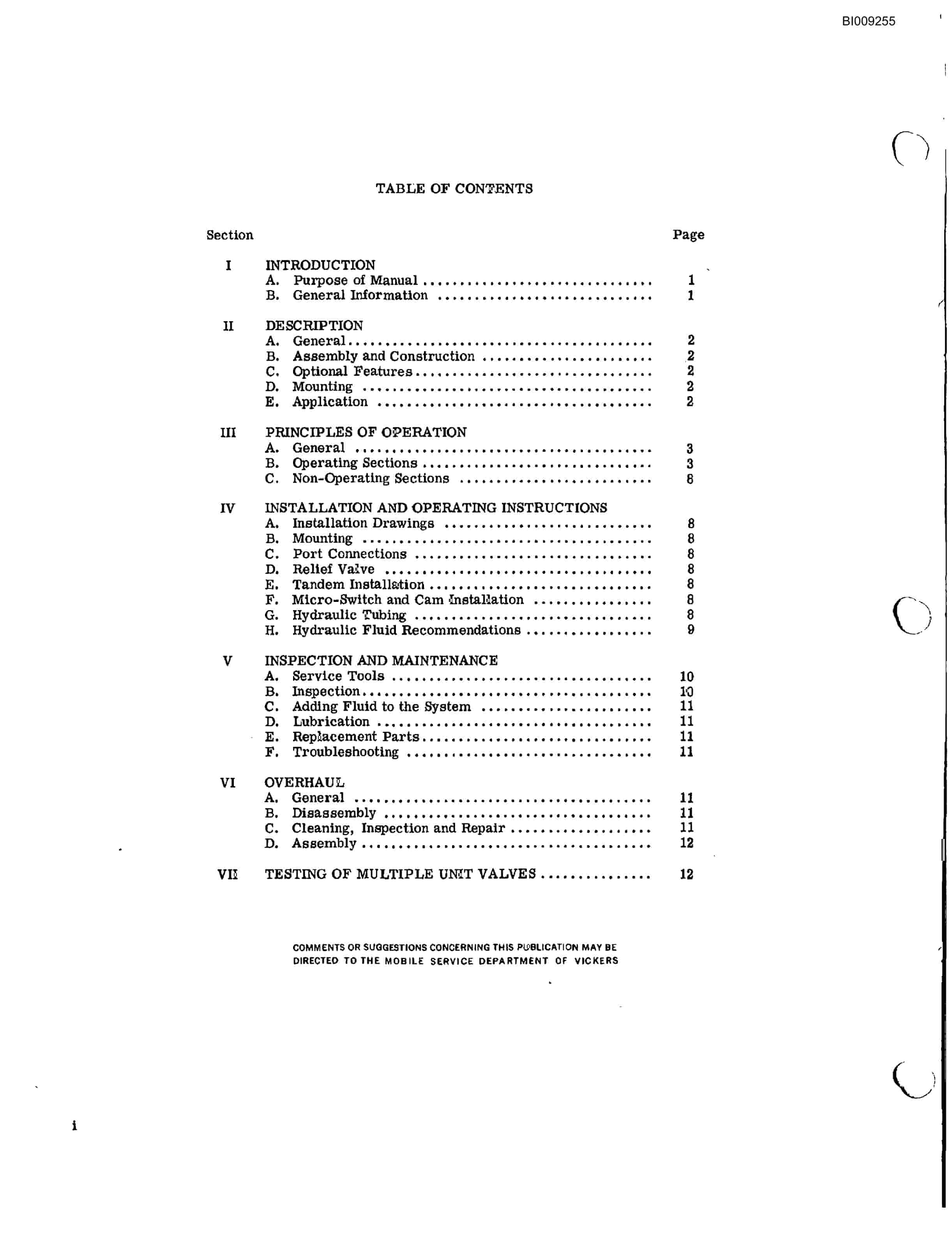 Bucyrus JB-427, JB-428 Parts Catalog BI009255-4