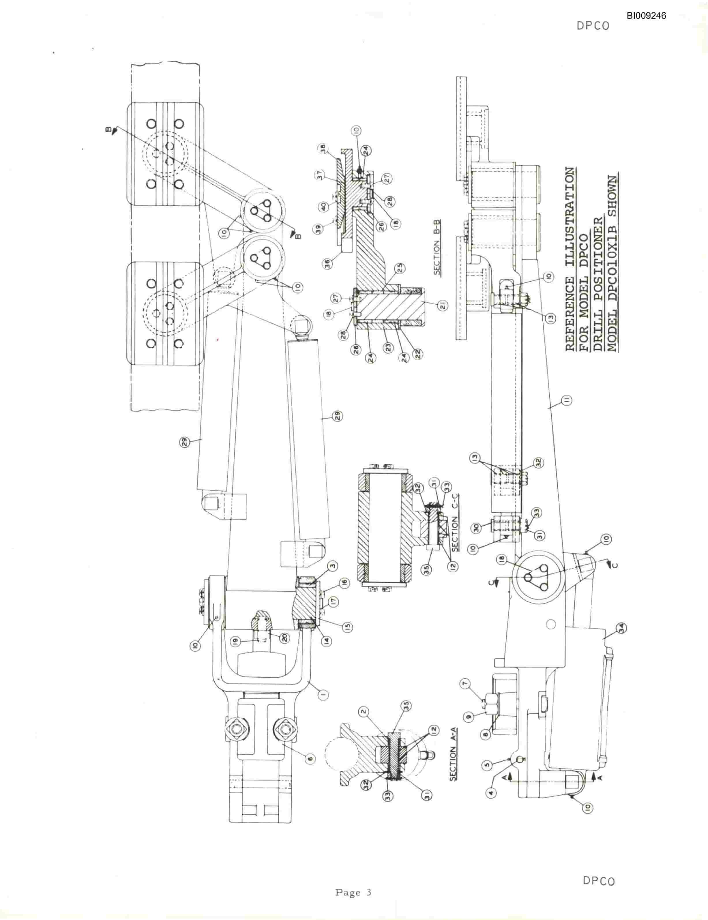 Bucyrus JB-438 Parts Catalog BI009246-2