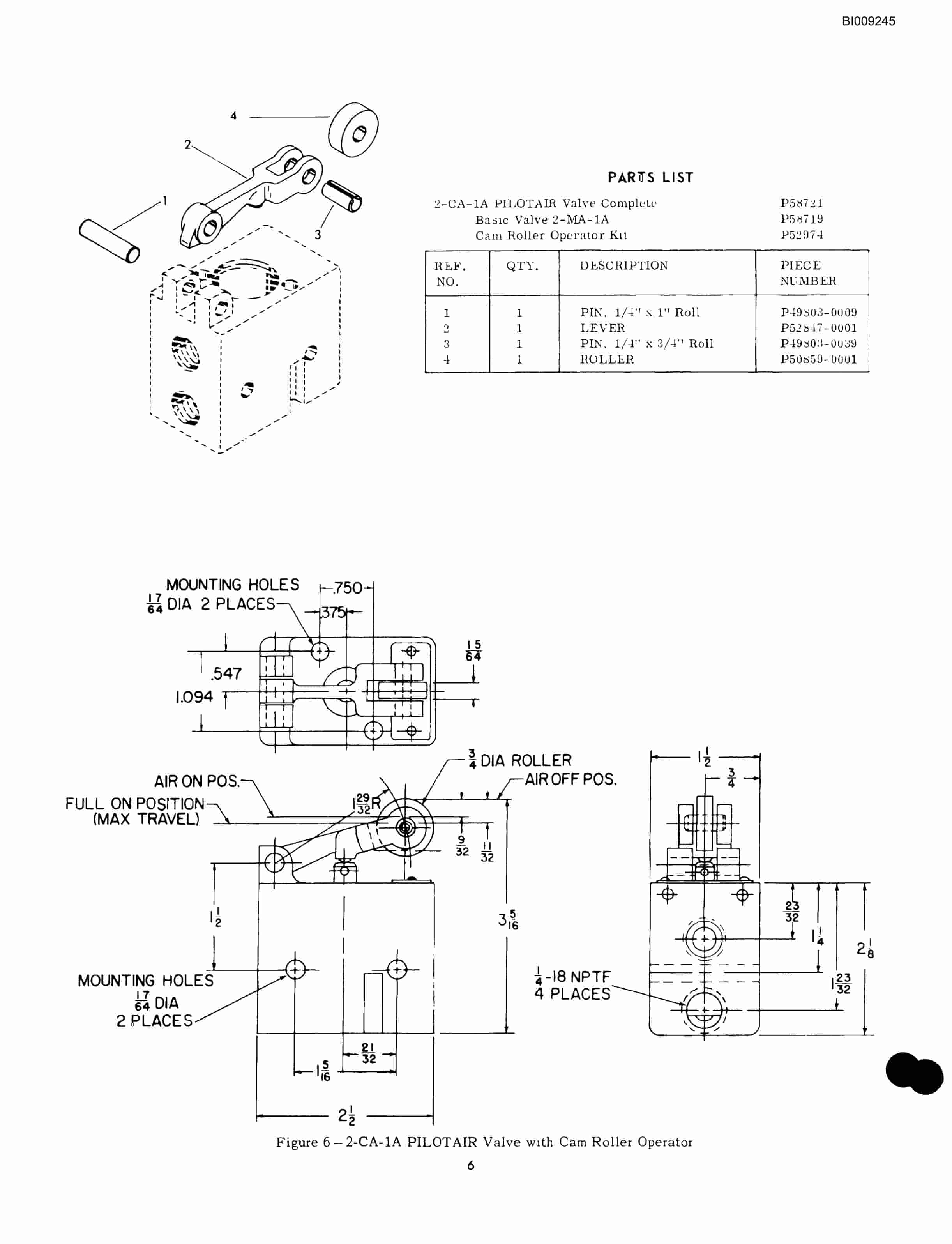 Bucyrus JB-449 Parts Catalog BI009245-5