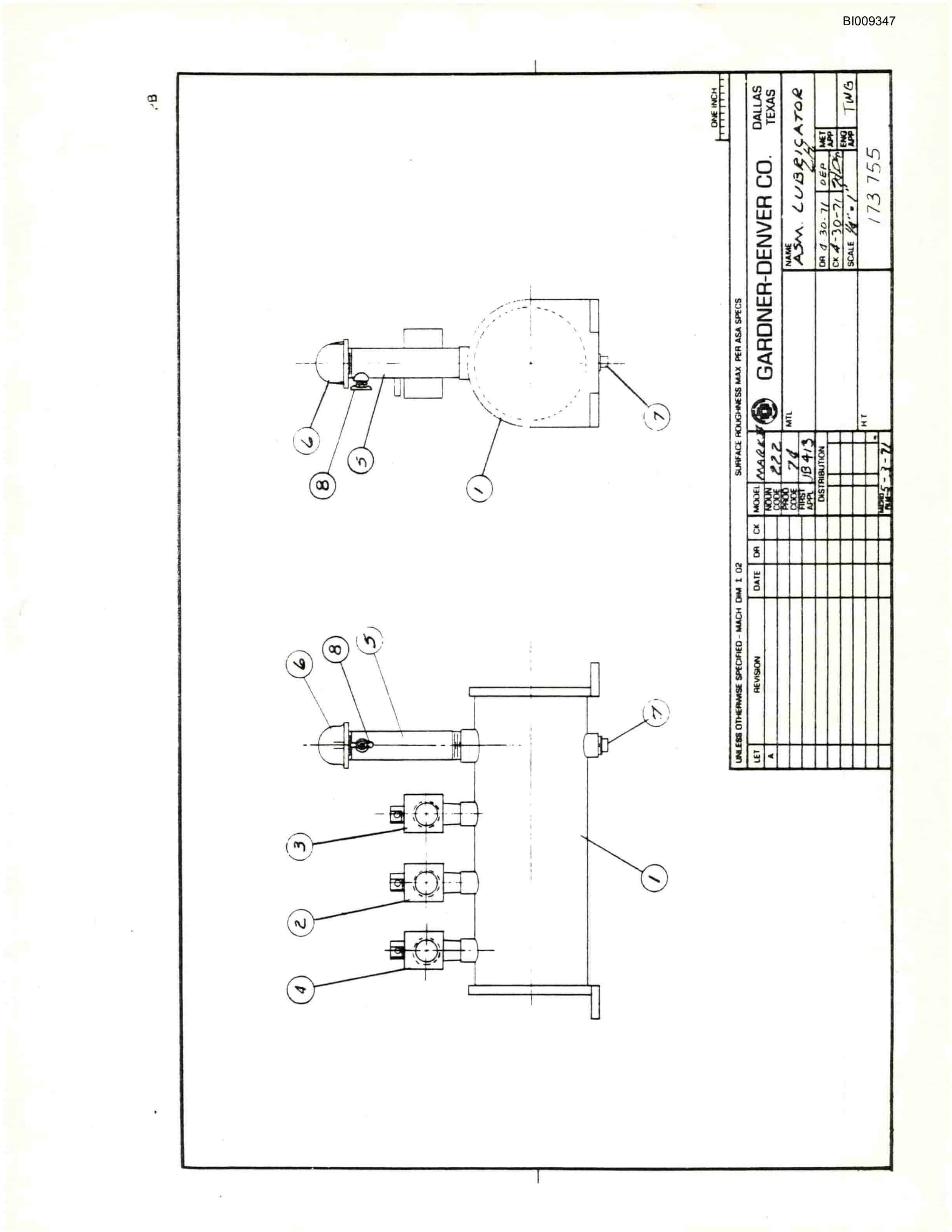 Bucyrus JB-451 Parts Catalog BI009347-5