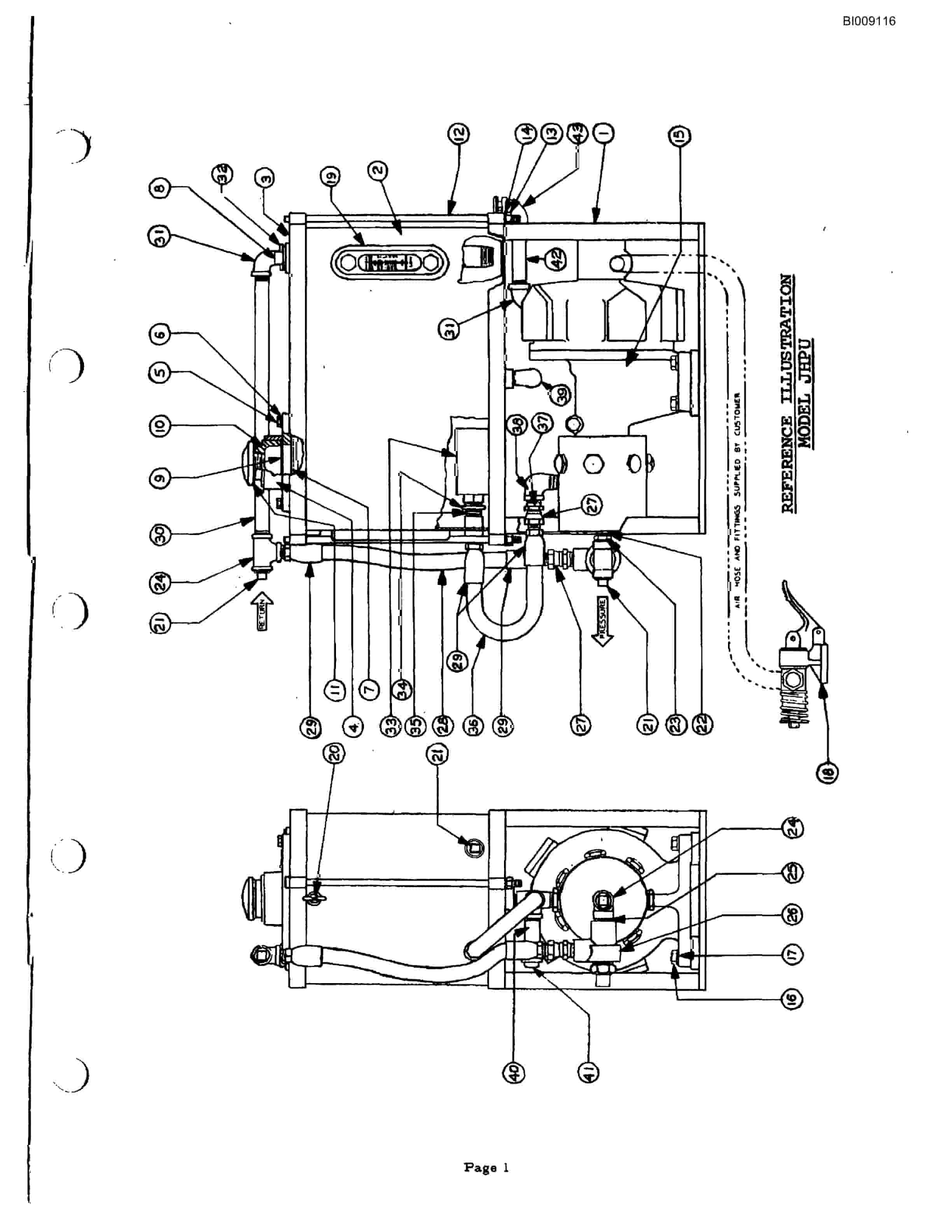 Bucyrus JB-458 Parts Catalog BI009116-5