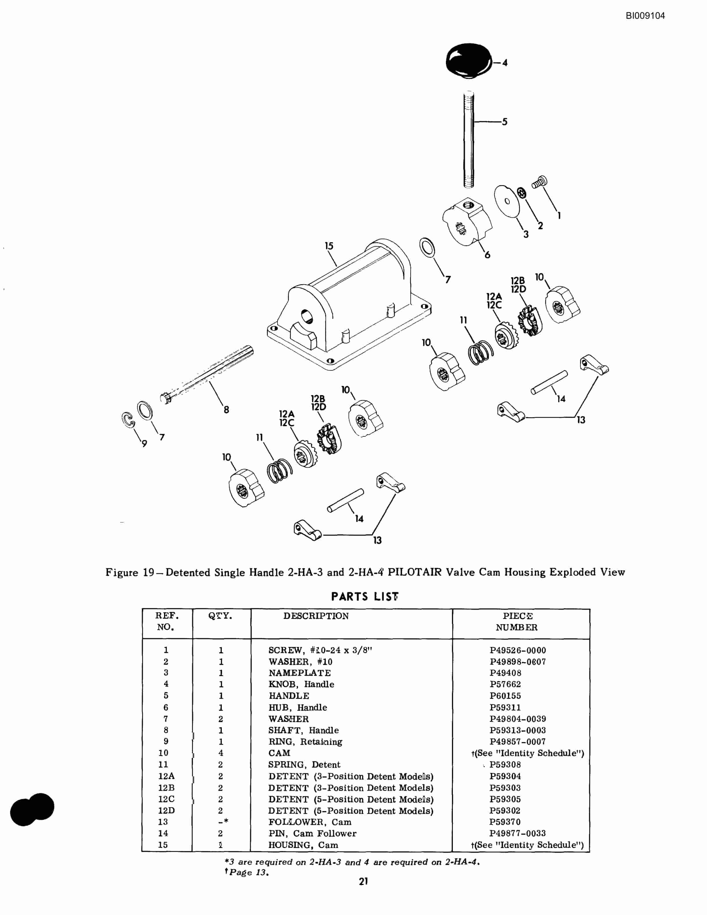 Bucyrus JB-461 Parts Catalog BI009104-5