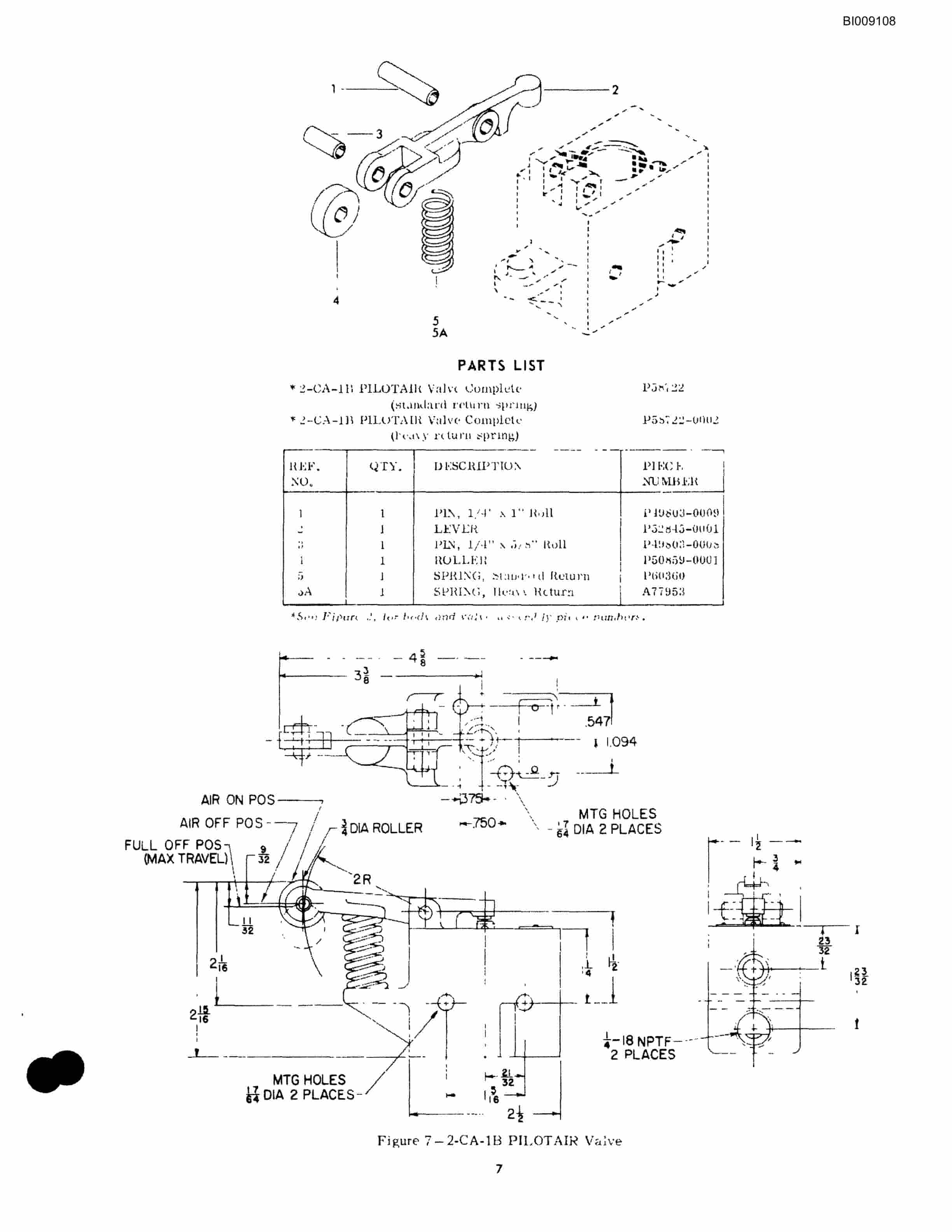 Bucyrus JB-469 Parts Catalog BI009108-4