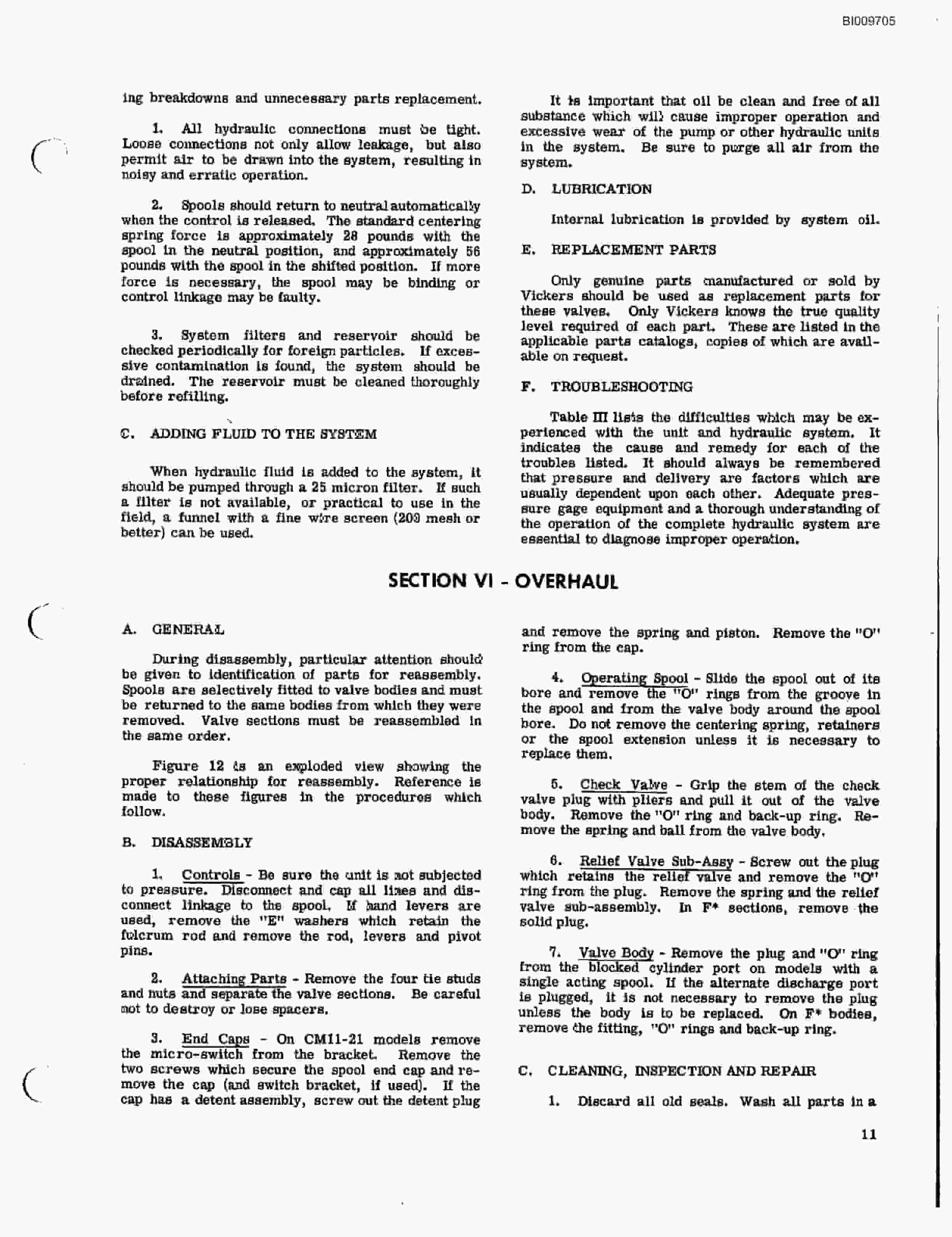 Bucyrus JB-476 Parts Catalog BI009705-5
