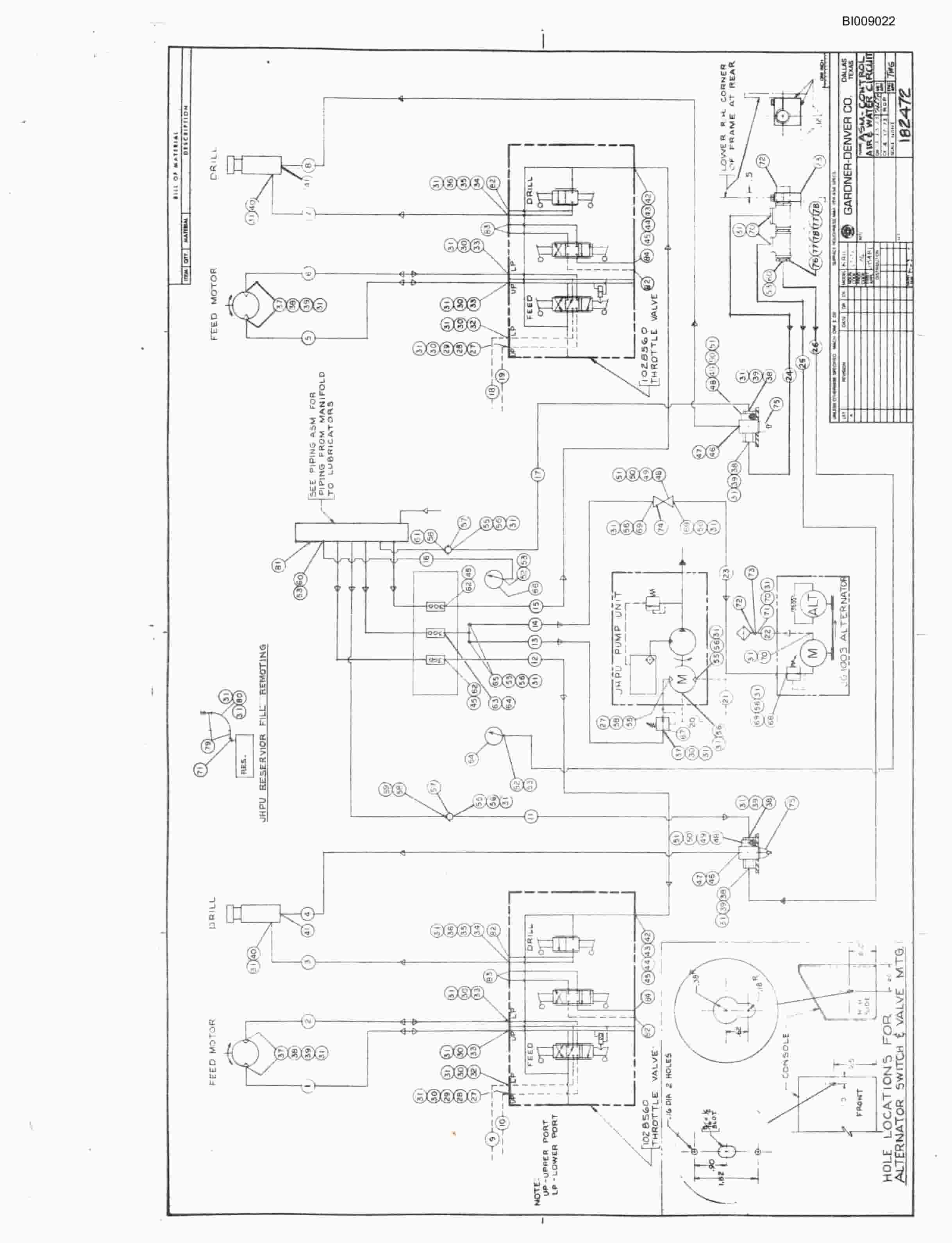 Bucyrus JB-481 Parts Catalog BI009022-3