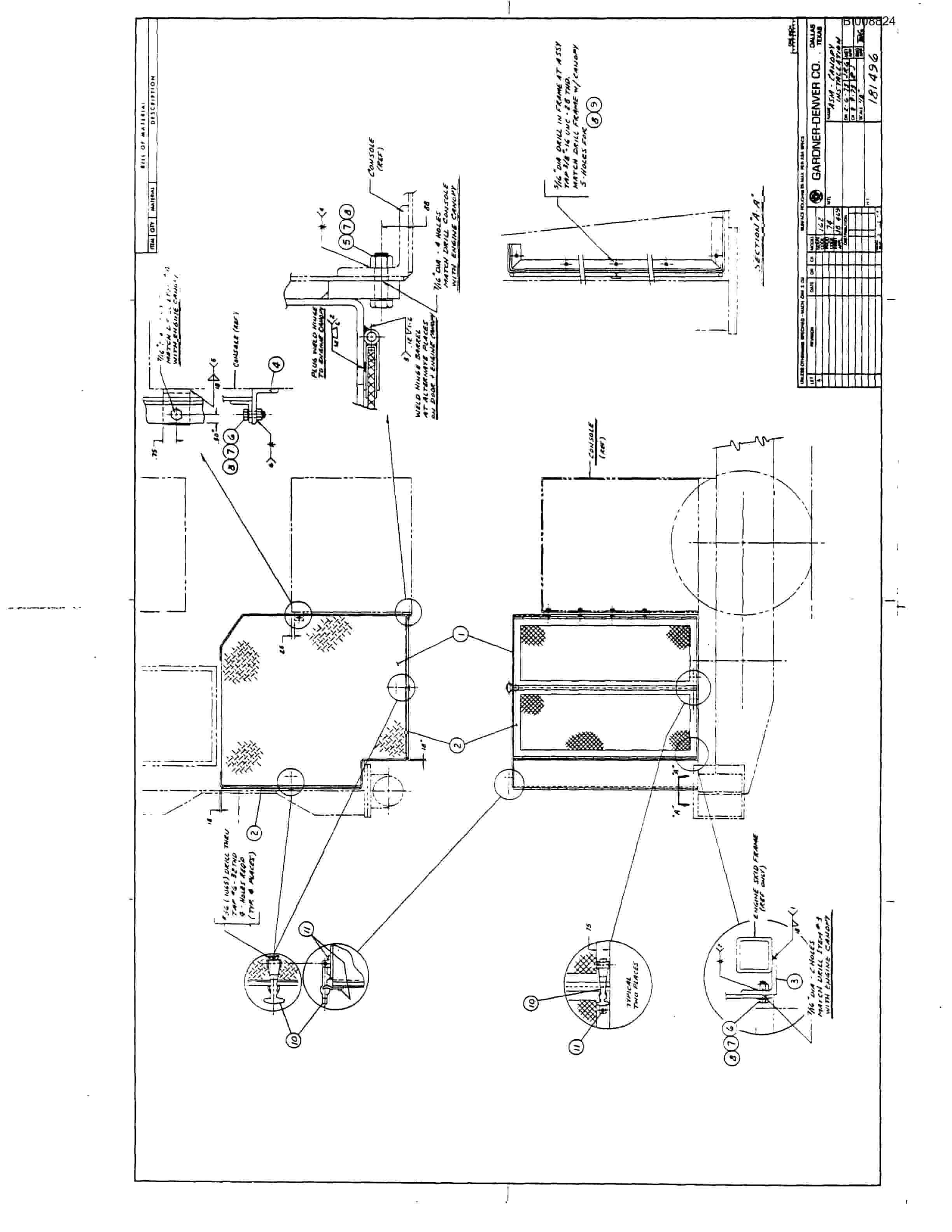 Bucyrus JB-501 Parts Catalog BI008824-2
