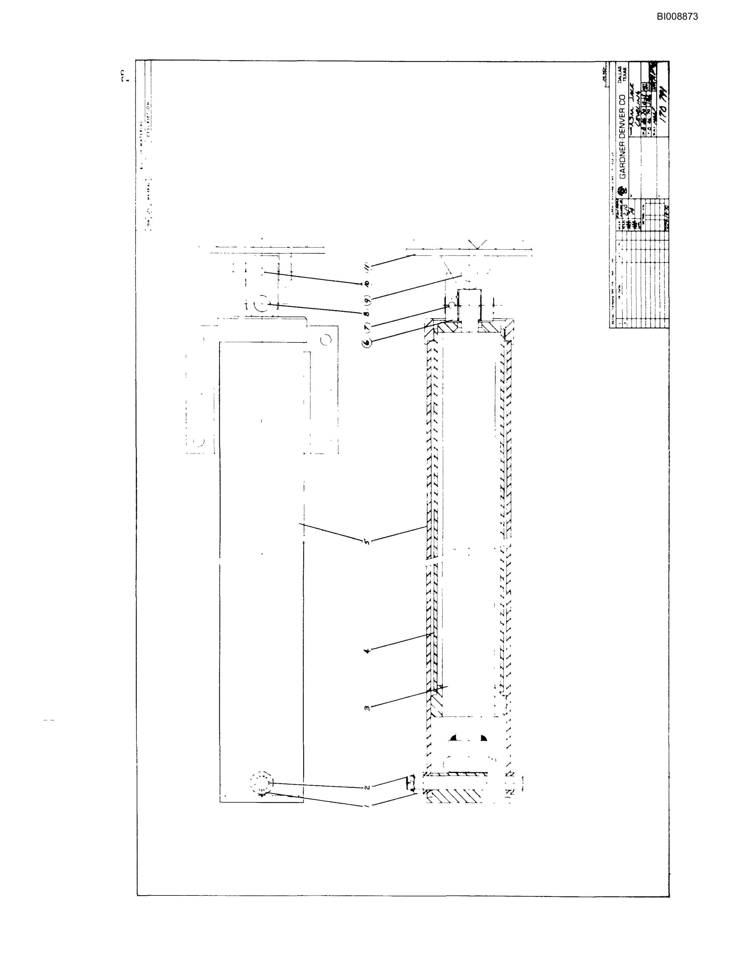 Bucyrus JB-502, JB-507, JB-509, JB-513 Parts Catalog BI008873-2