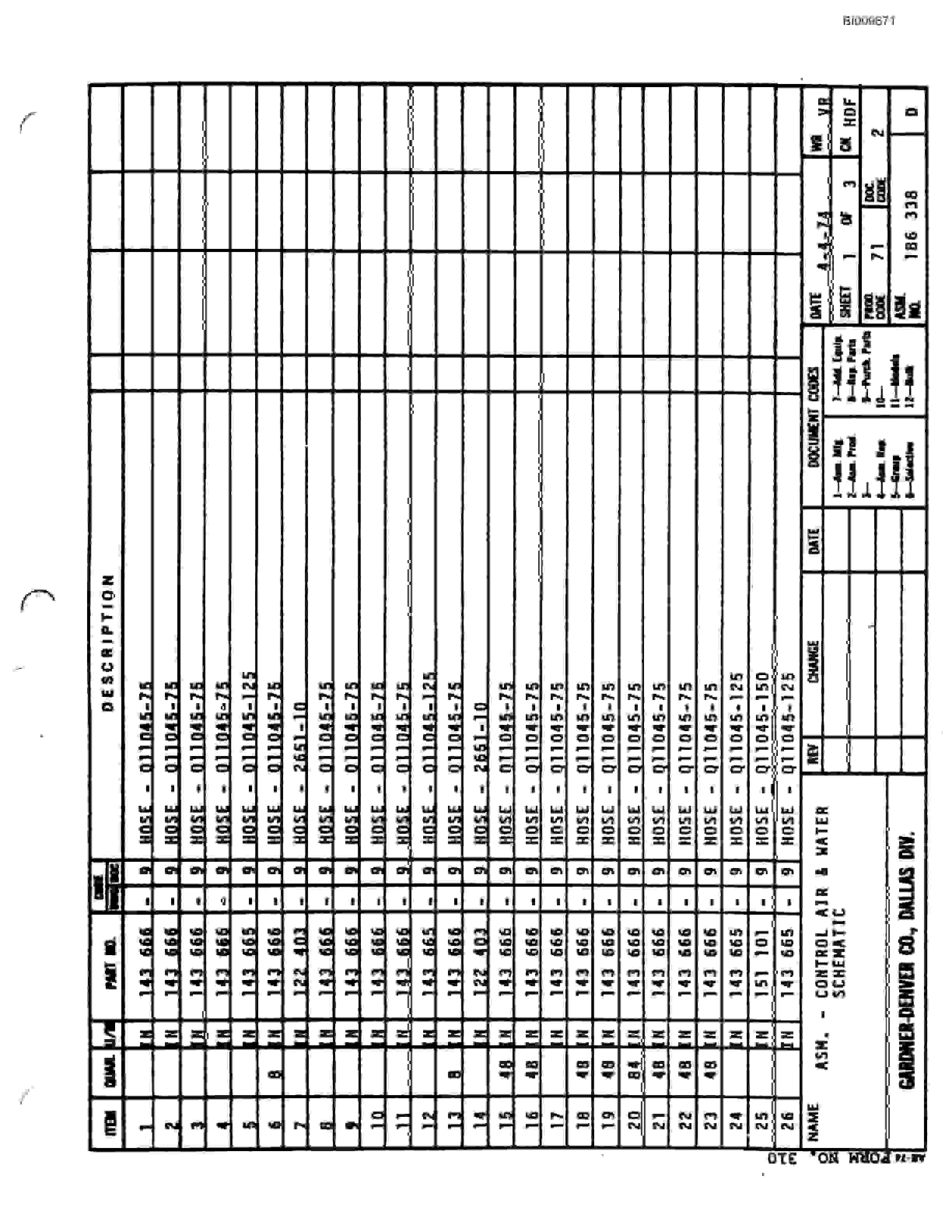 Bucyrus JB-544 Parts Catalog BI009671-5