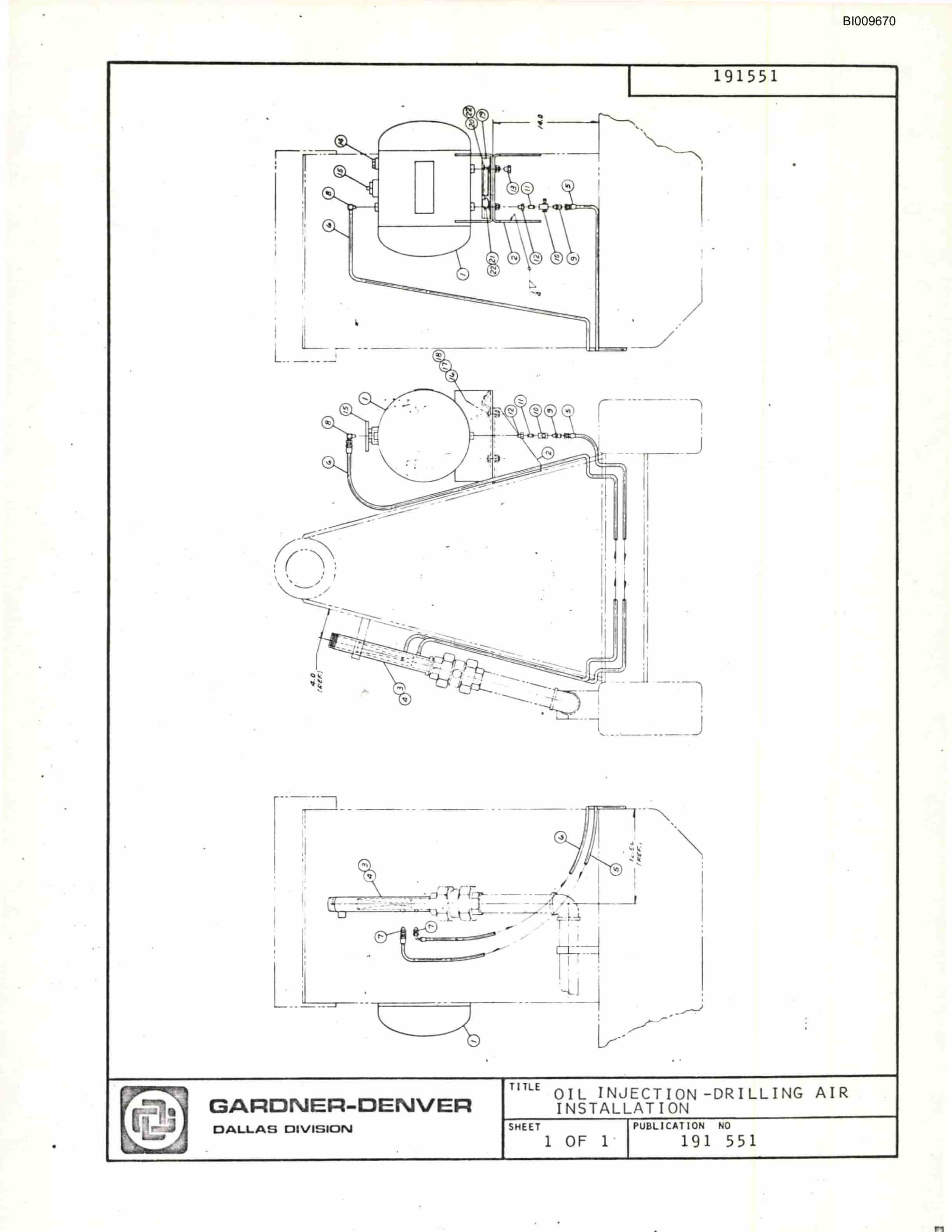 Bucyrus JB-548 Parts Catalog BI009670-3