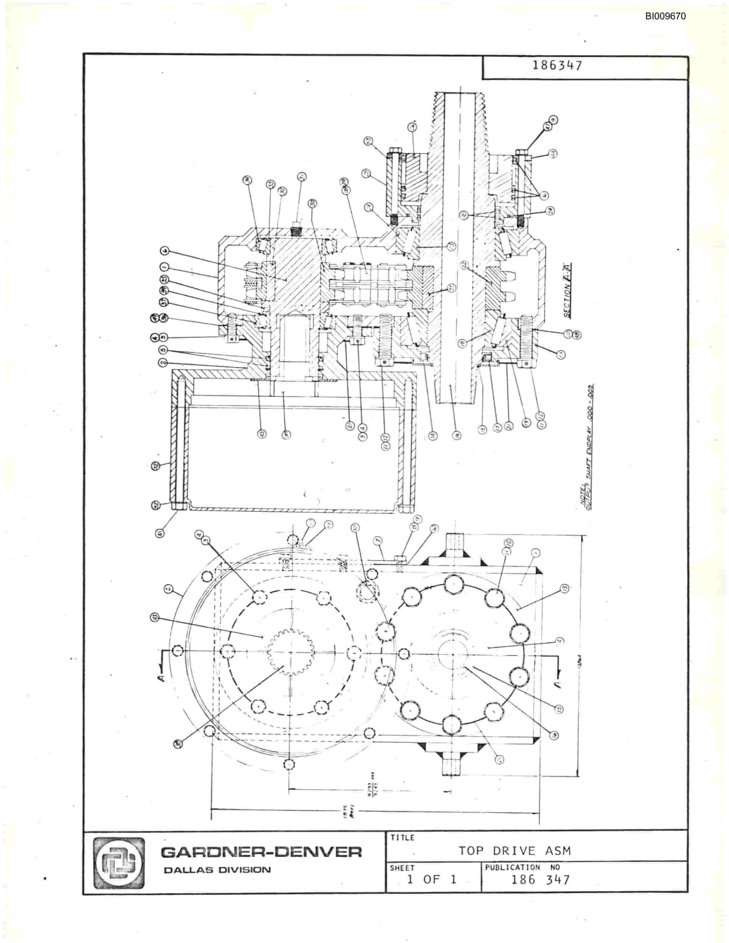 Bucyrus JB-548 Parts Catalog BI009670-5