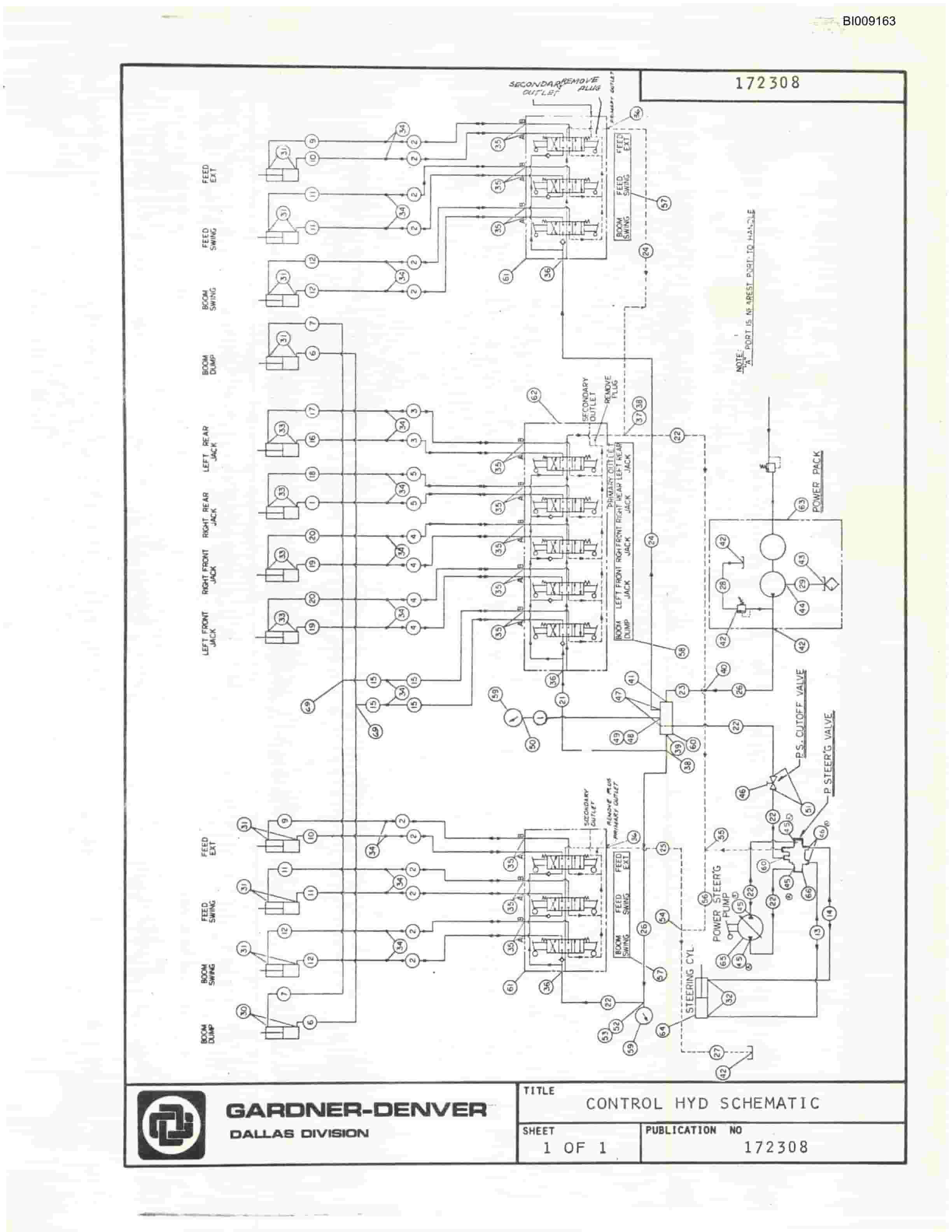 Bucyrus JB-567 Parts Catalog BI009163-2