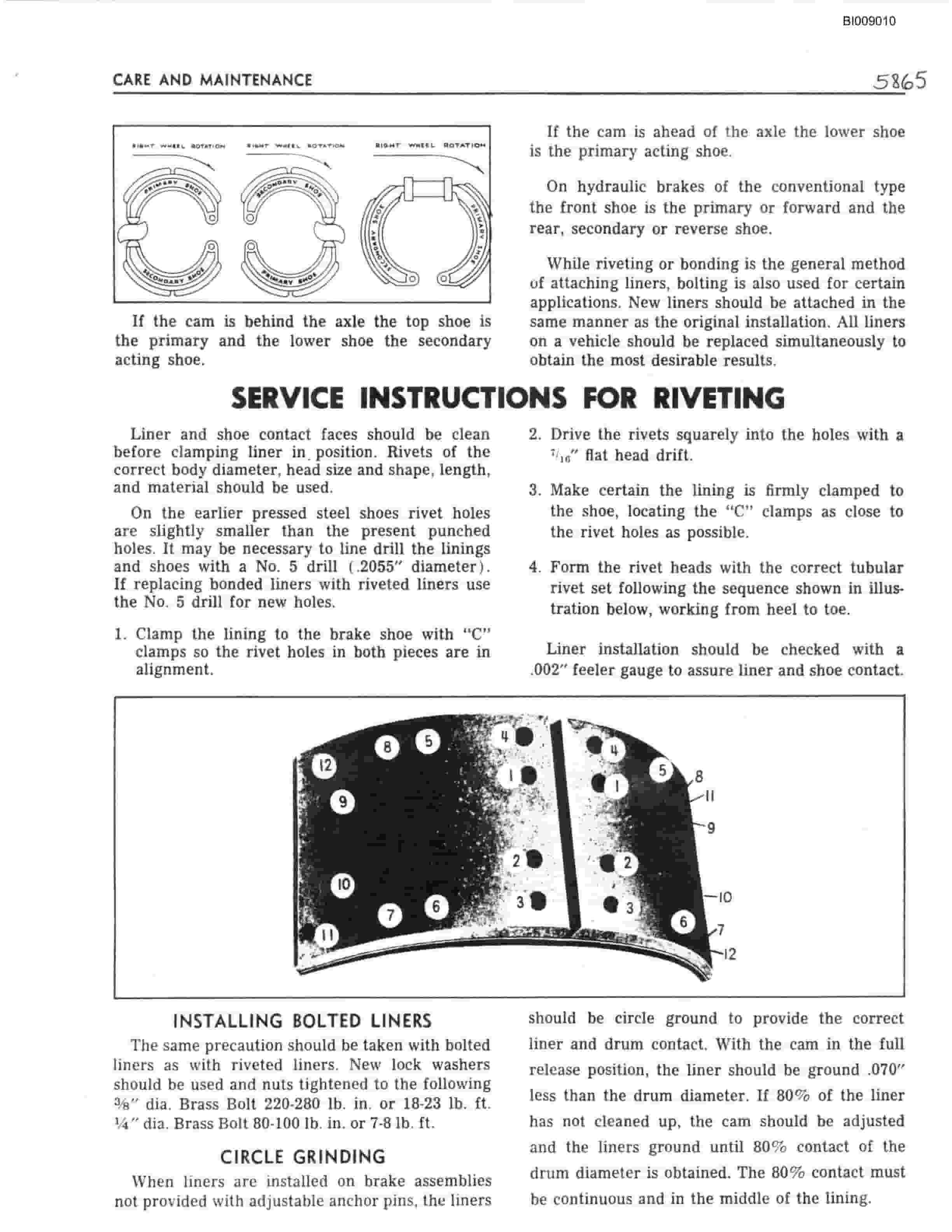 Bucyrus JB-574 Parts Catalog BI009010-2