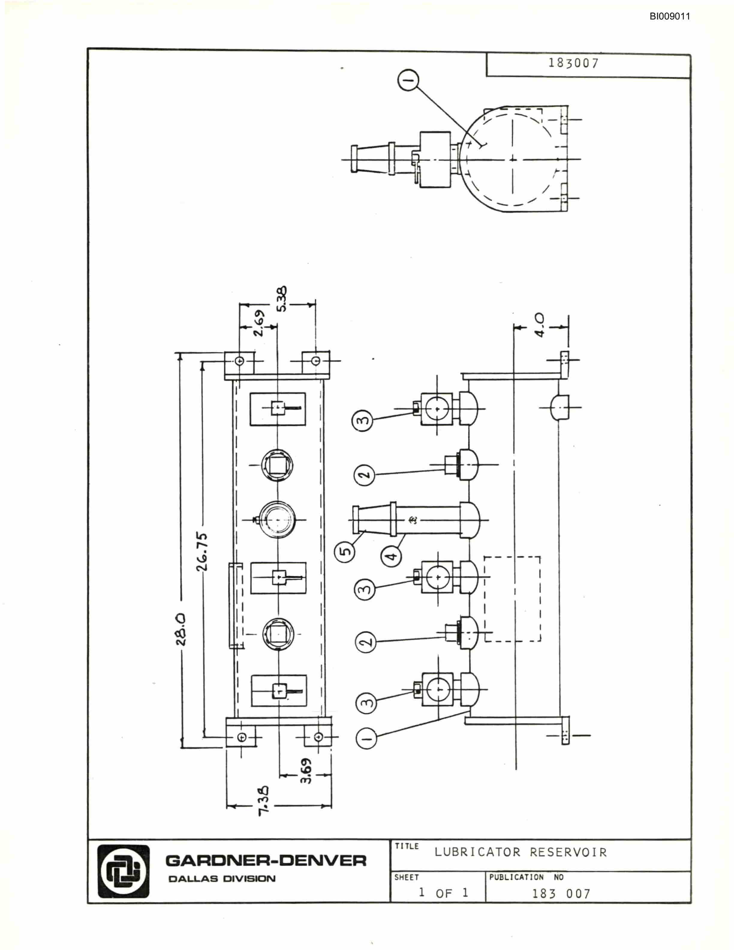 Bucyrus JB-575, JB-576 Parts Catalog BI009011-5