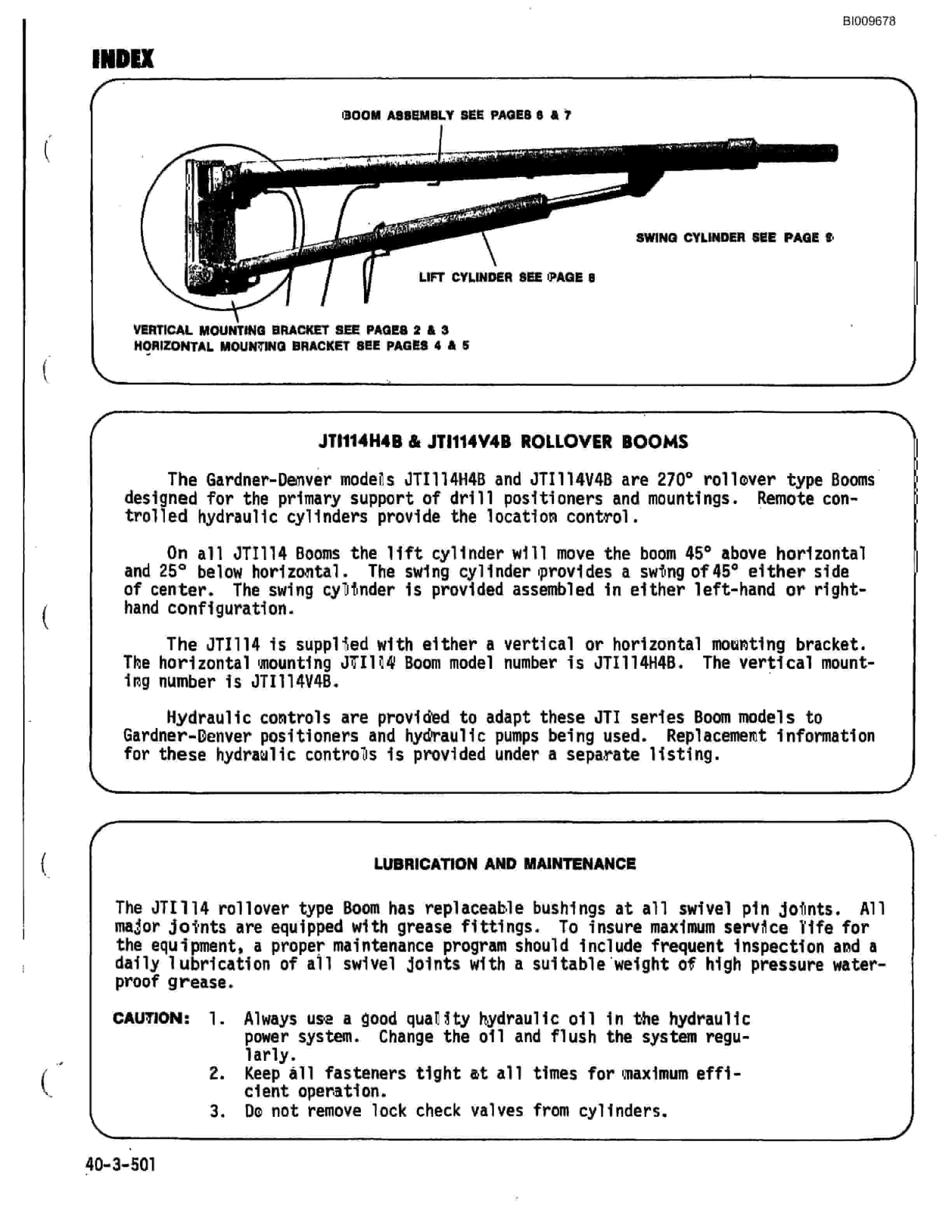 Bucyrus JB-639 Parts Catalog BI009678-4
