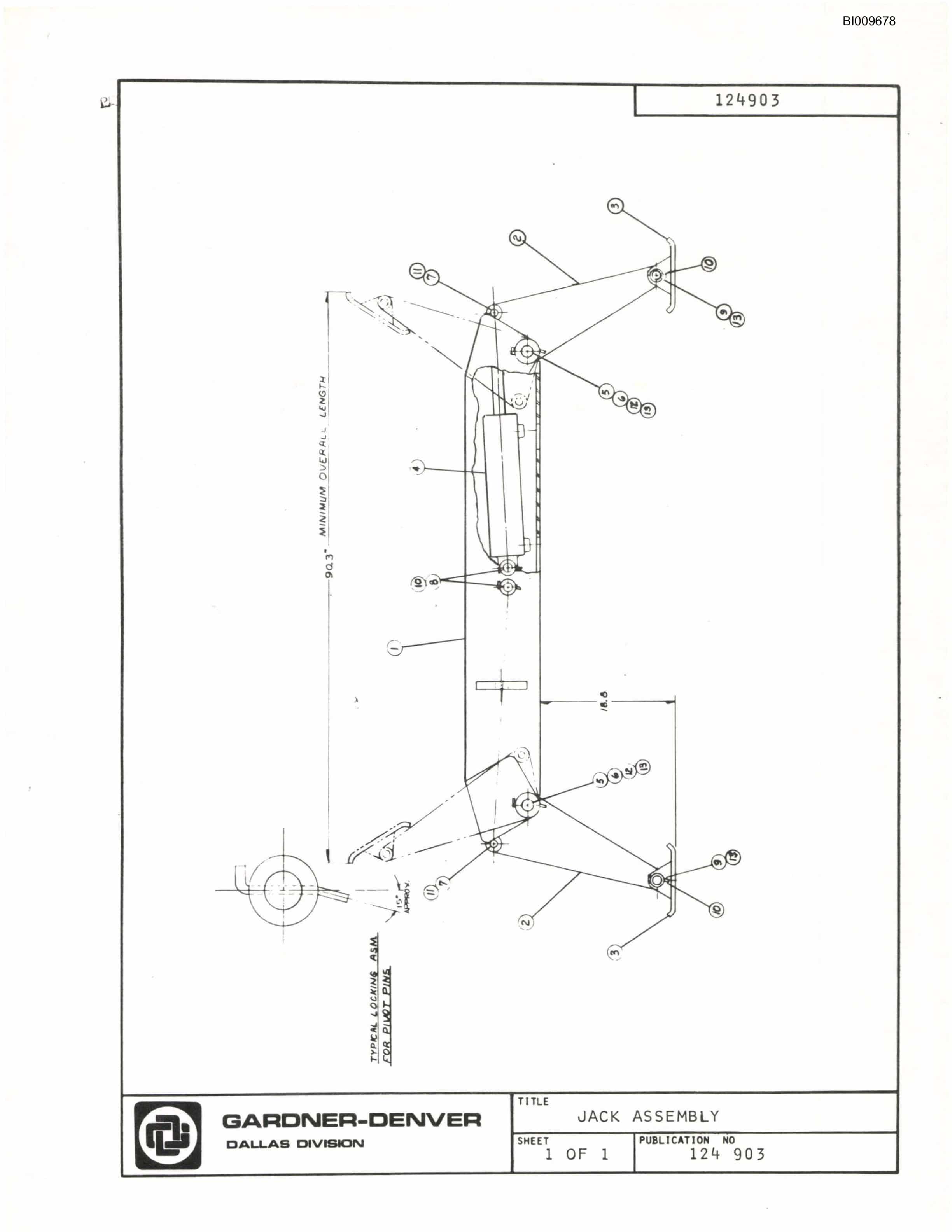 Bucyrus JB-642, JB-643 Parts Catalog BI009676-5