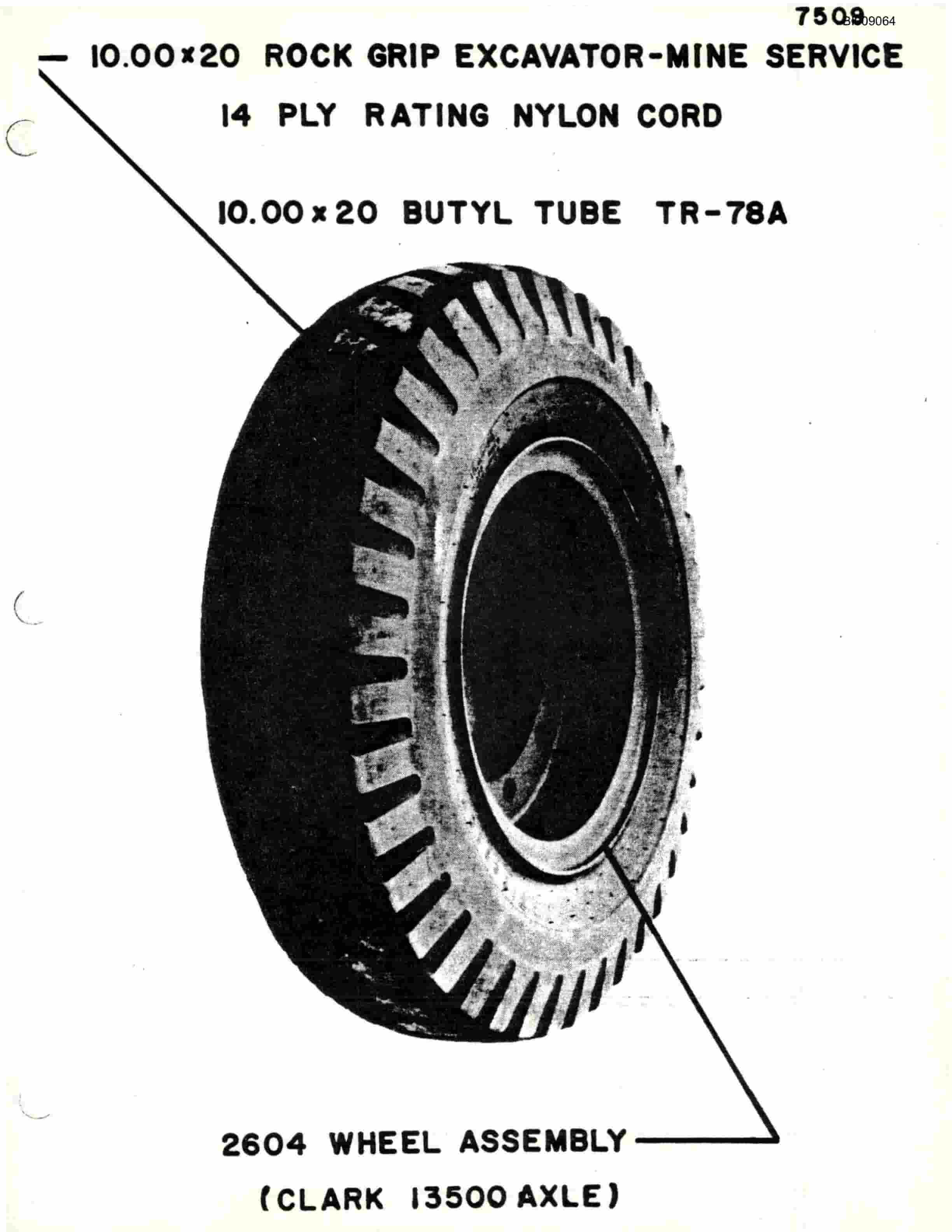 Bucyrus JB-644 Parts Catalog BI009064-2