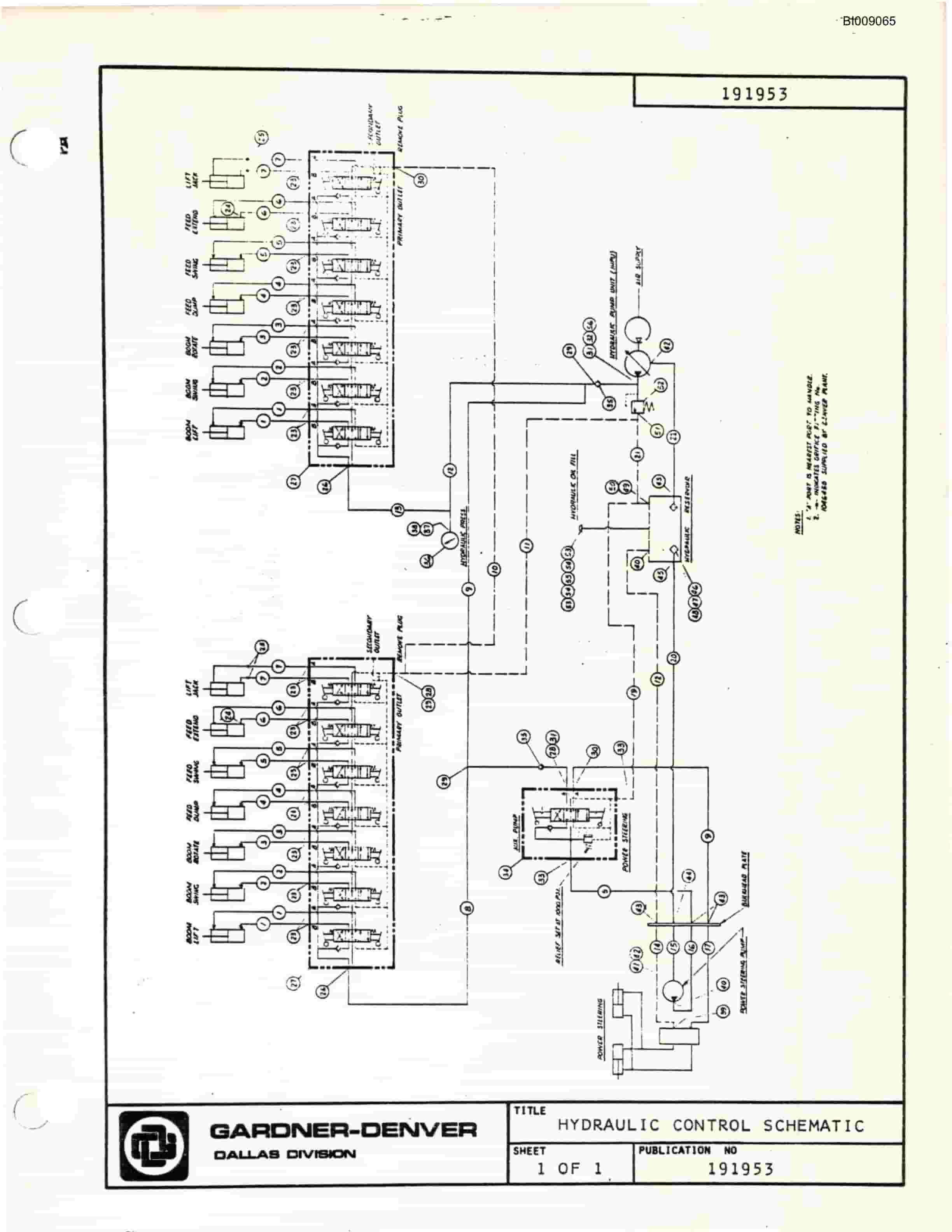 Bucyrus JB-644 Parts Catalog BI009065-3