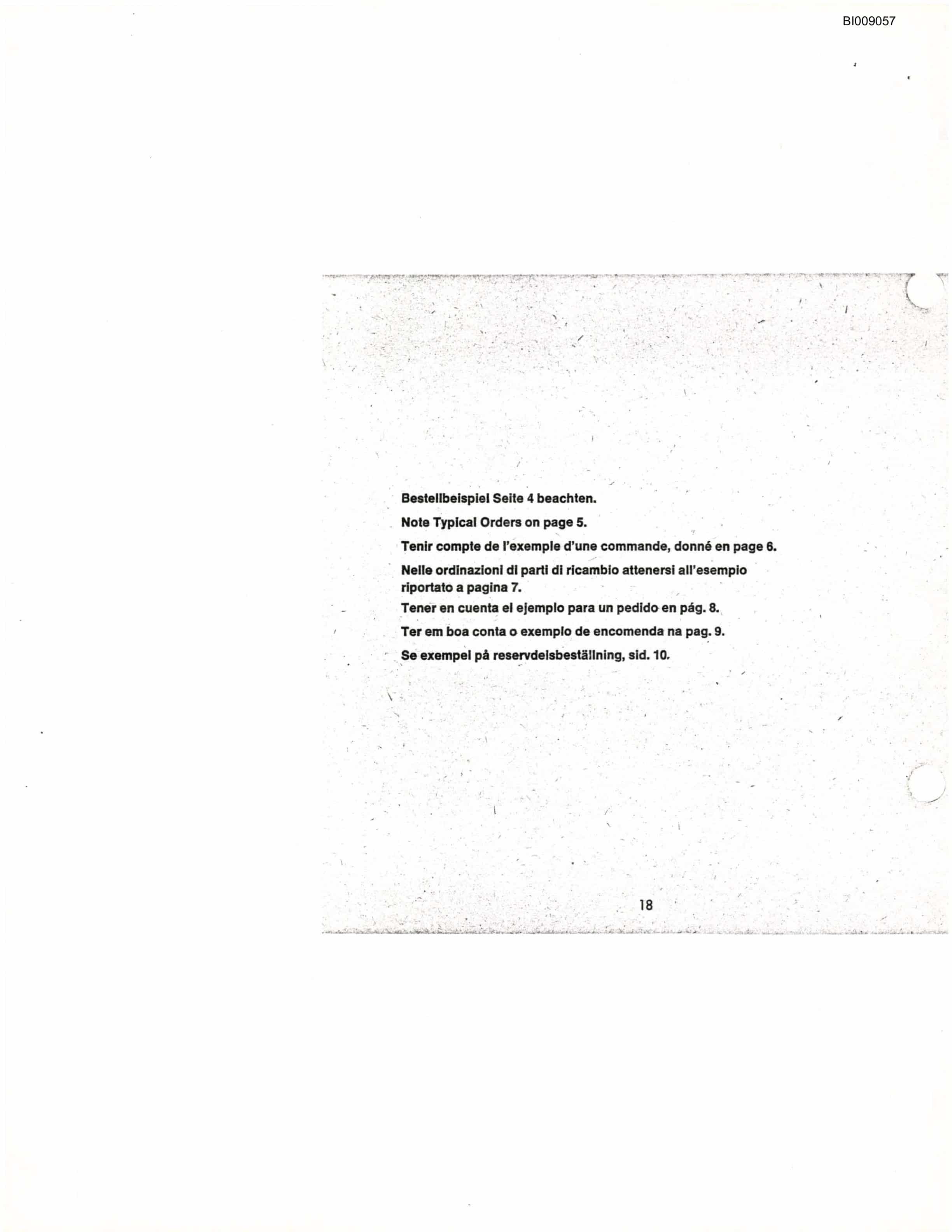 Bucyrus JB-654 Parts Catalog BI009057-3