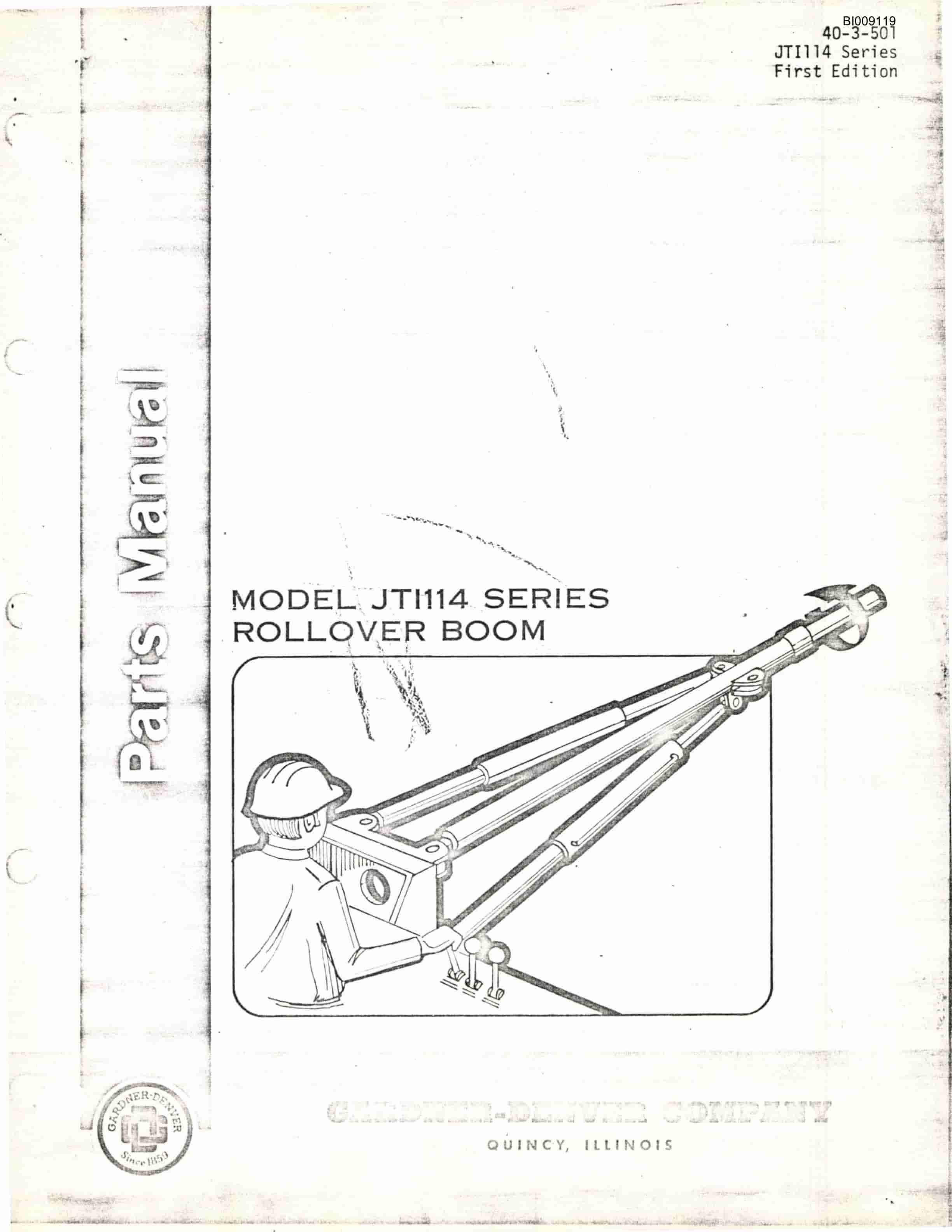 Bucyrus JB-673 Parts Catalog BI009119-2