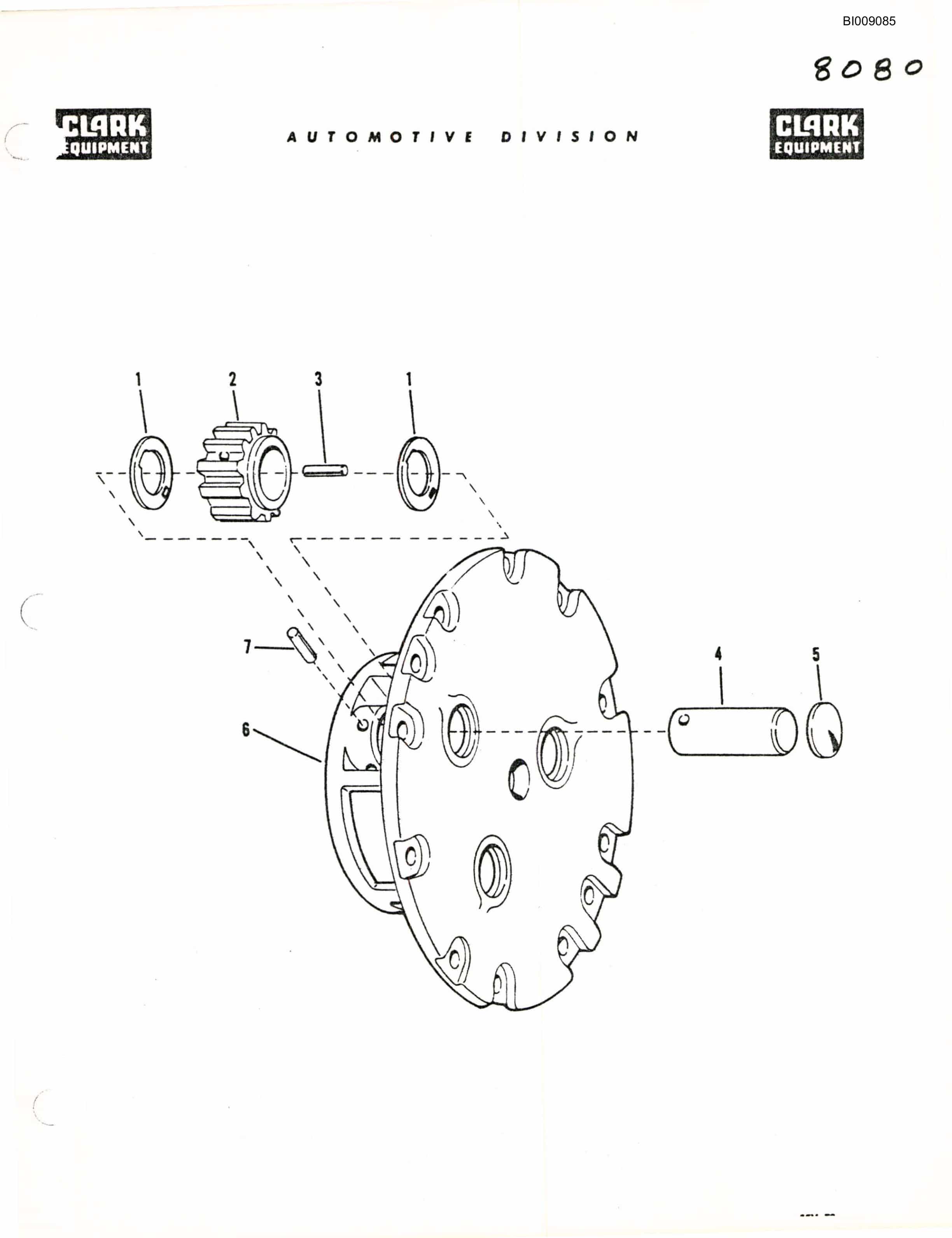 Bucyrus JB-675 Parts Catalog BI009085-3
