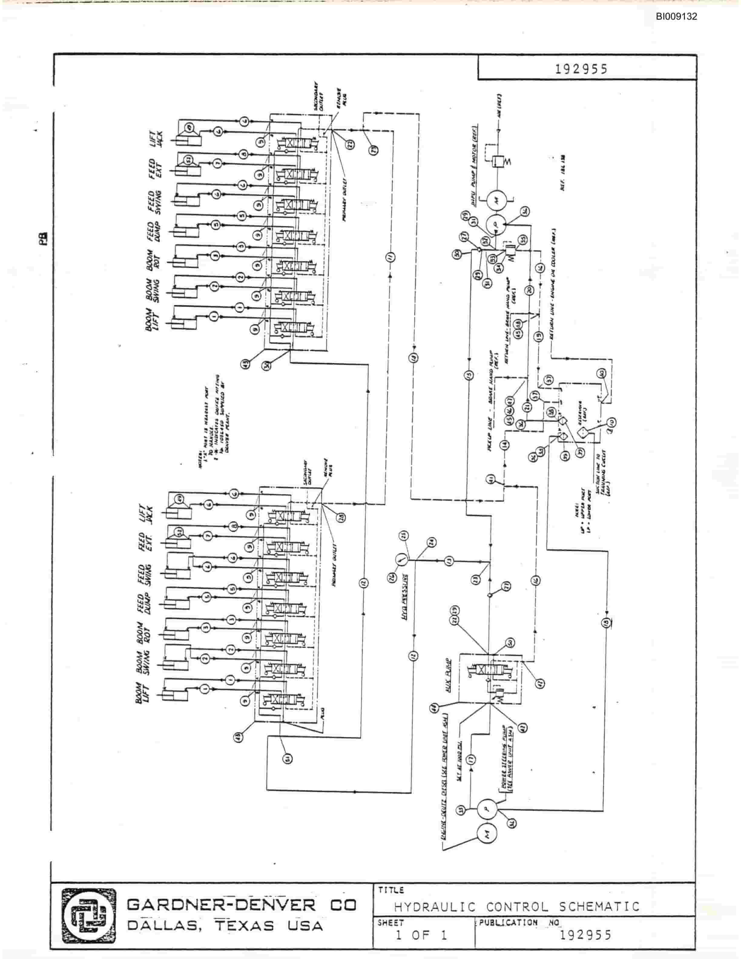 Bucyrus JB-680 Parts Catalog BI009132-2