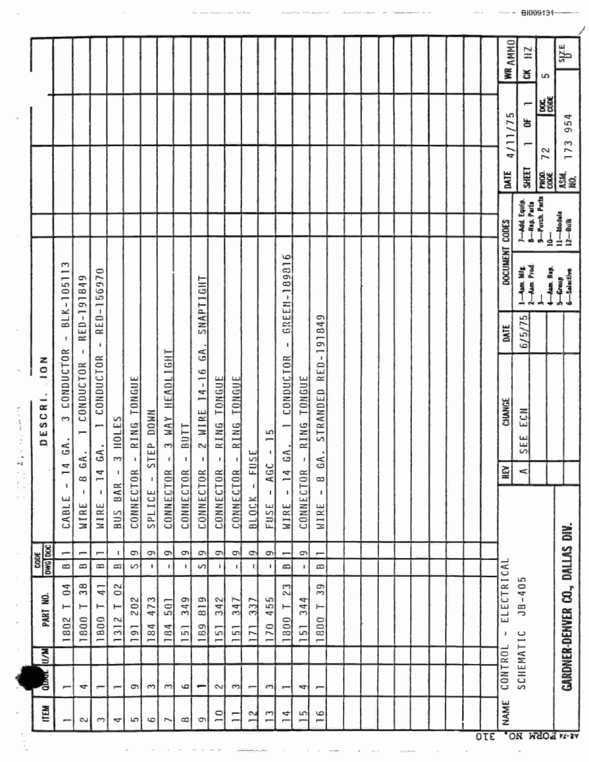 Bucyrus JB-682, JB-683 Parts Catalog BI009131-4
