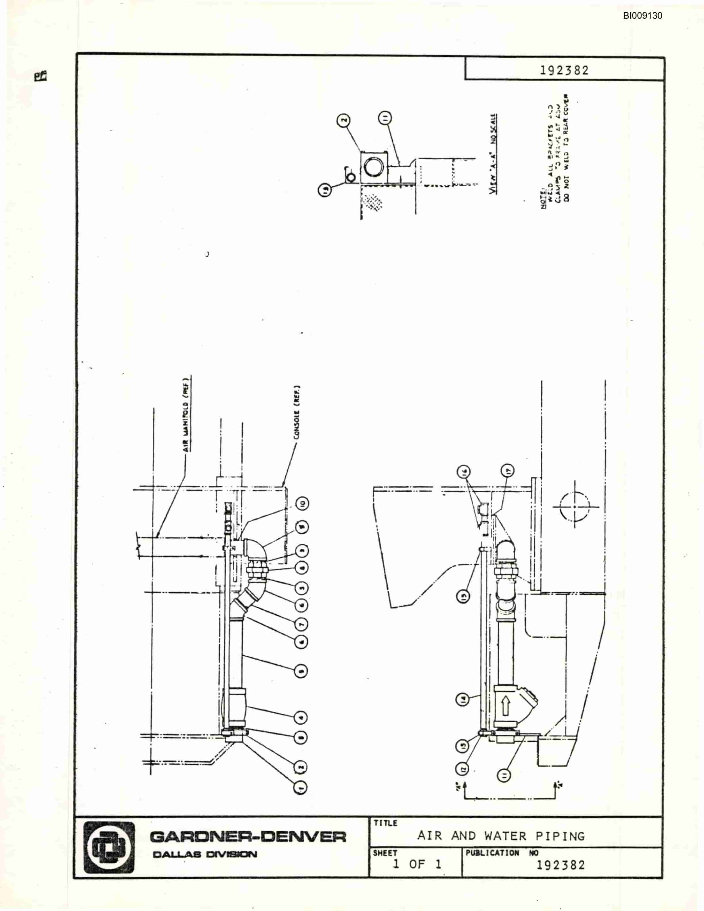 Bucyrus JB-684 Parts Catalog BI009130-2