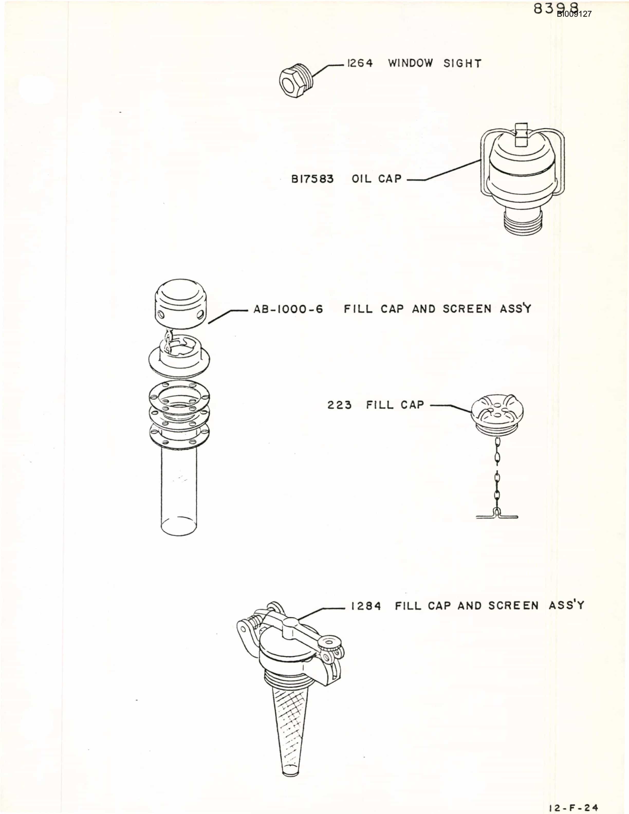 Bucyrus JB-692 Parts Catalog BI009127-4