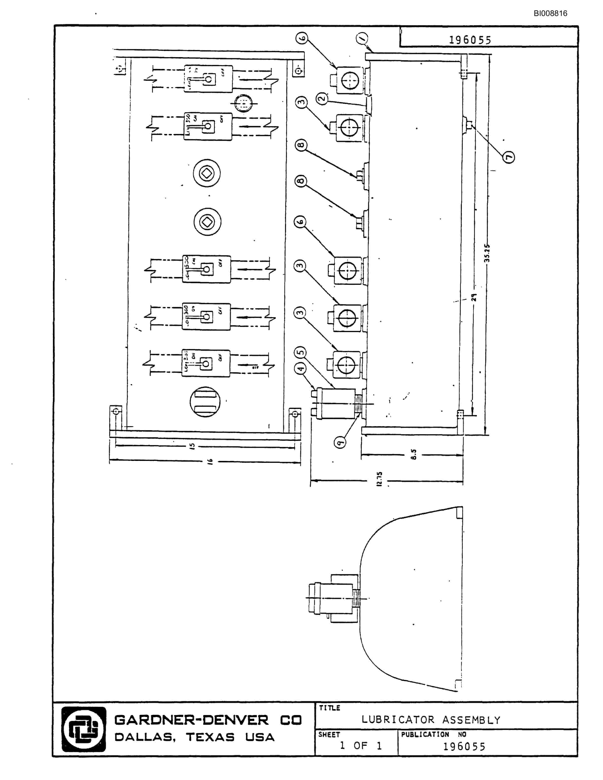 Bucyrus JB-717 Parts Catalog BI008816-5