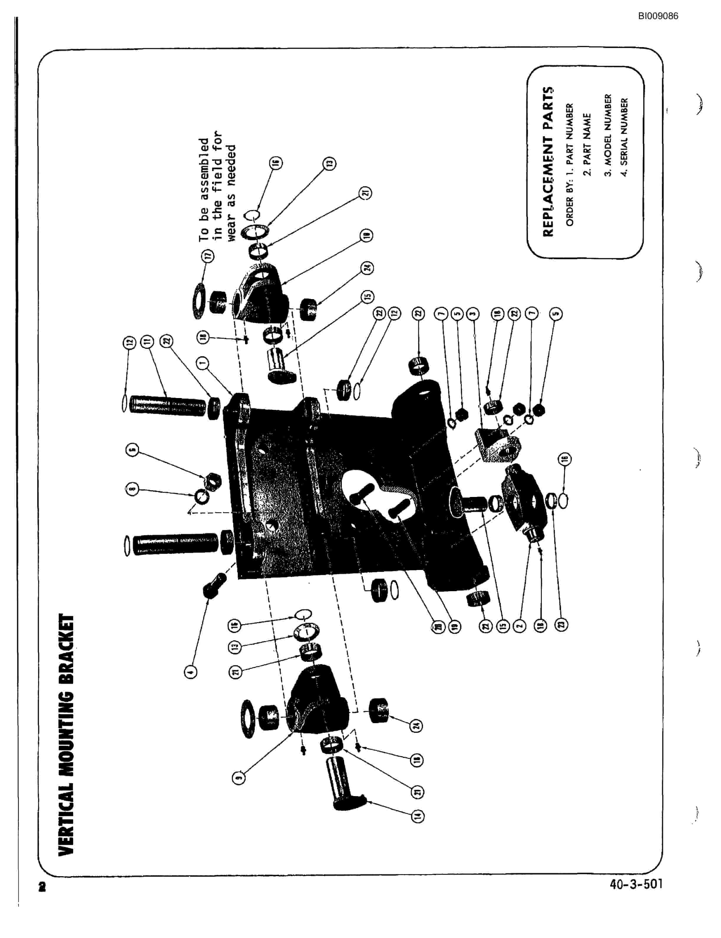 Bucyrus JB-739 Parts Catalog BI009086-4
