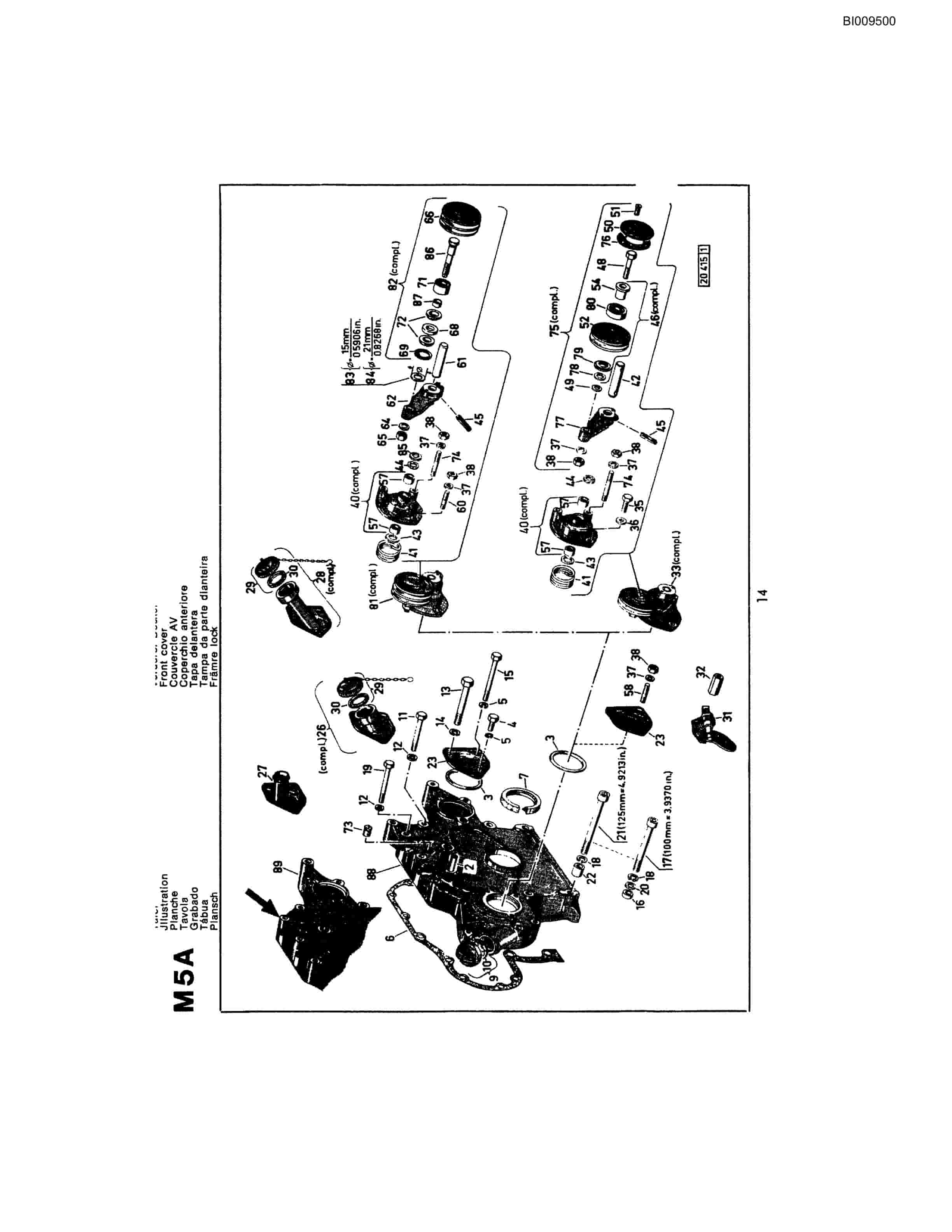Bucyrus JB-749 Parts Catalog BI009500-2