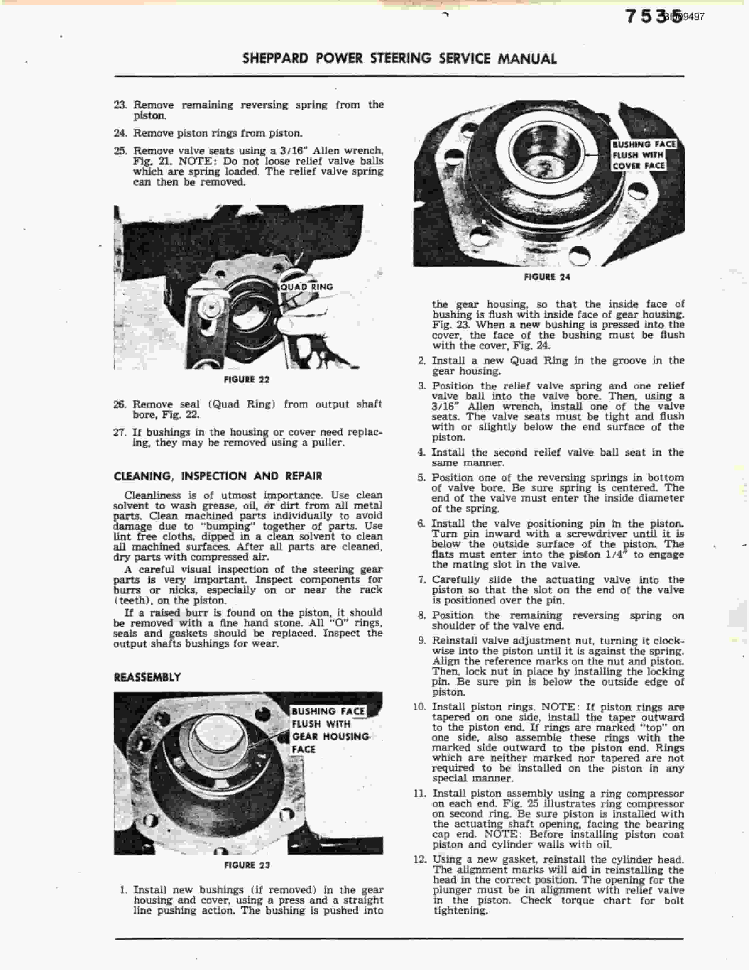 Bucyrus JB-751 Parts Catalog BI009497-5