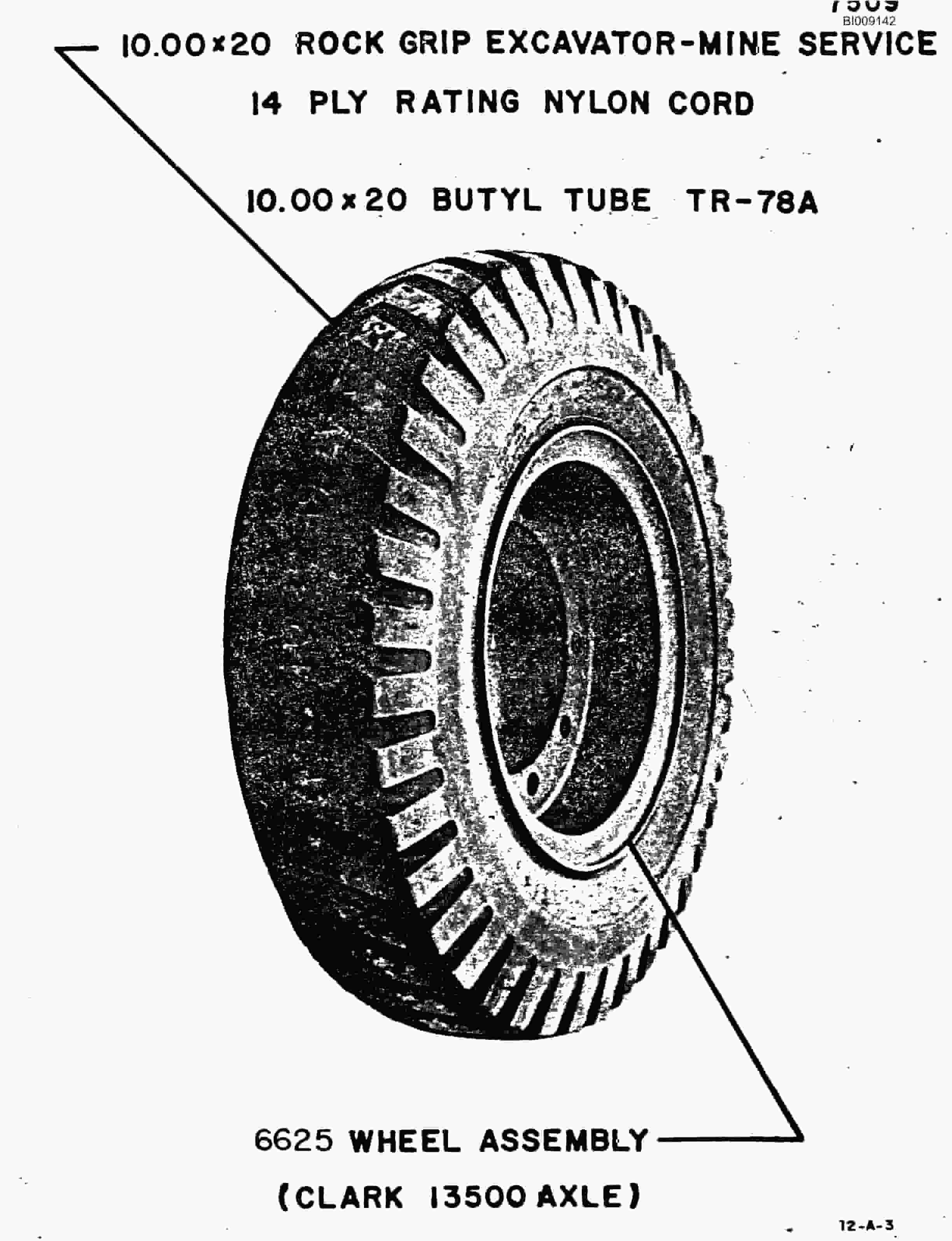 Bucyrus JB-752 Parts Catalog BI009142-4