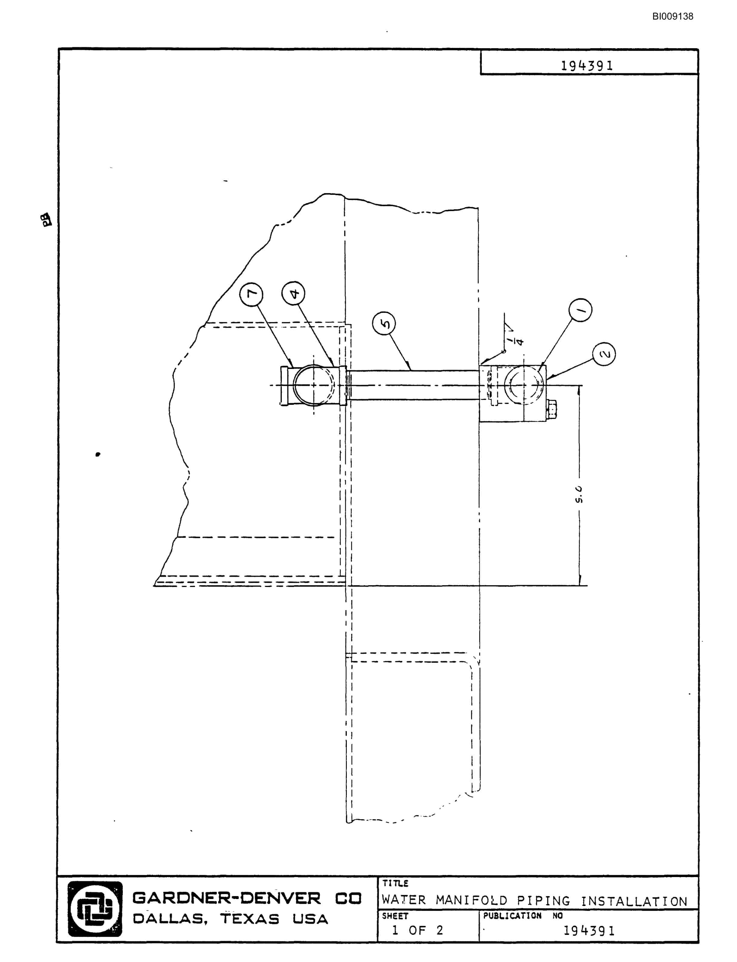 Bucyrus JB-755 Parts Catalog BI009138-5