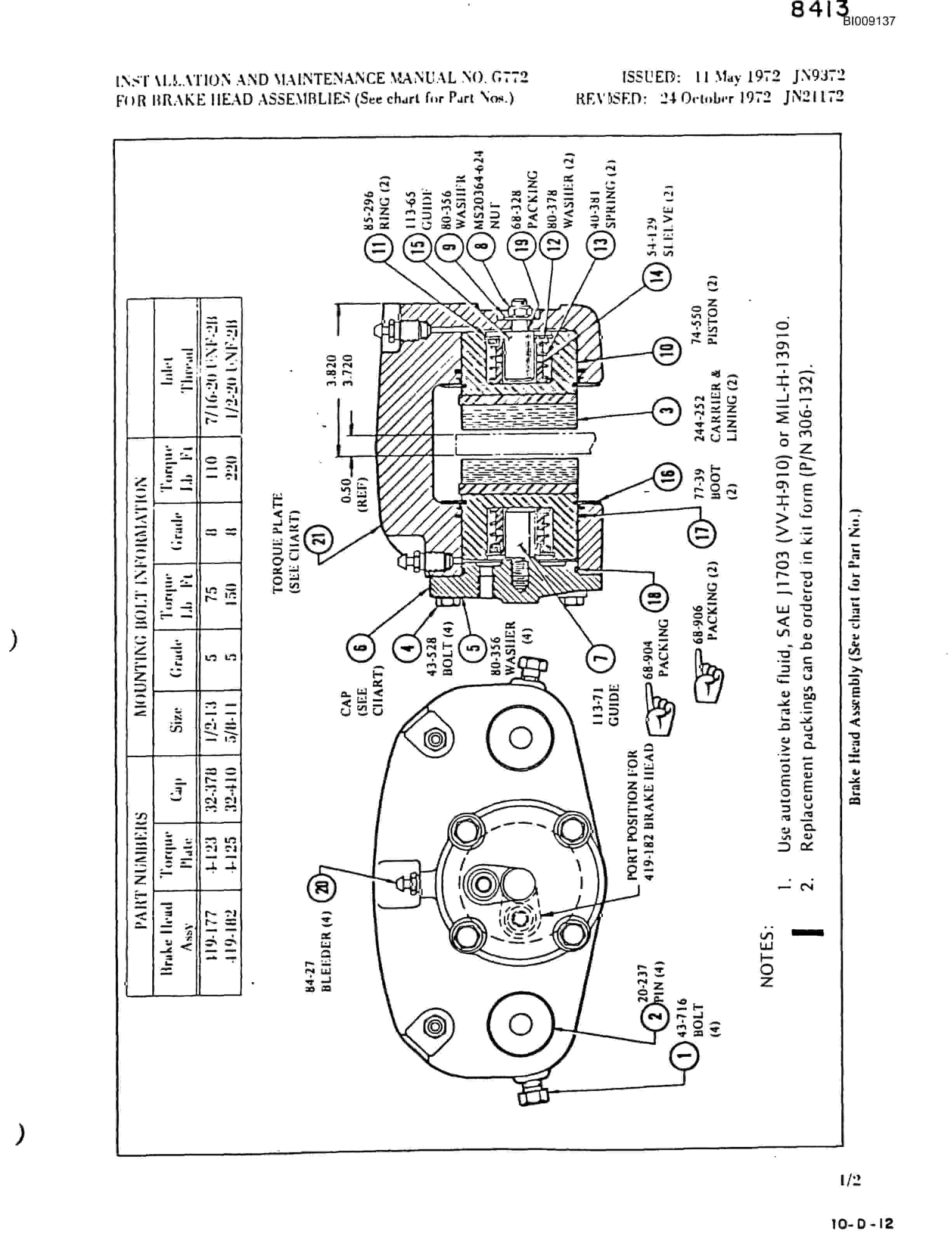 Bucyrus JB-757 Parts Catalog BI009137-4