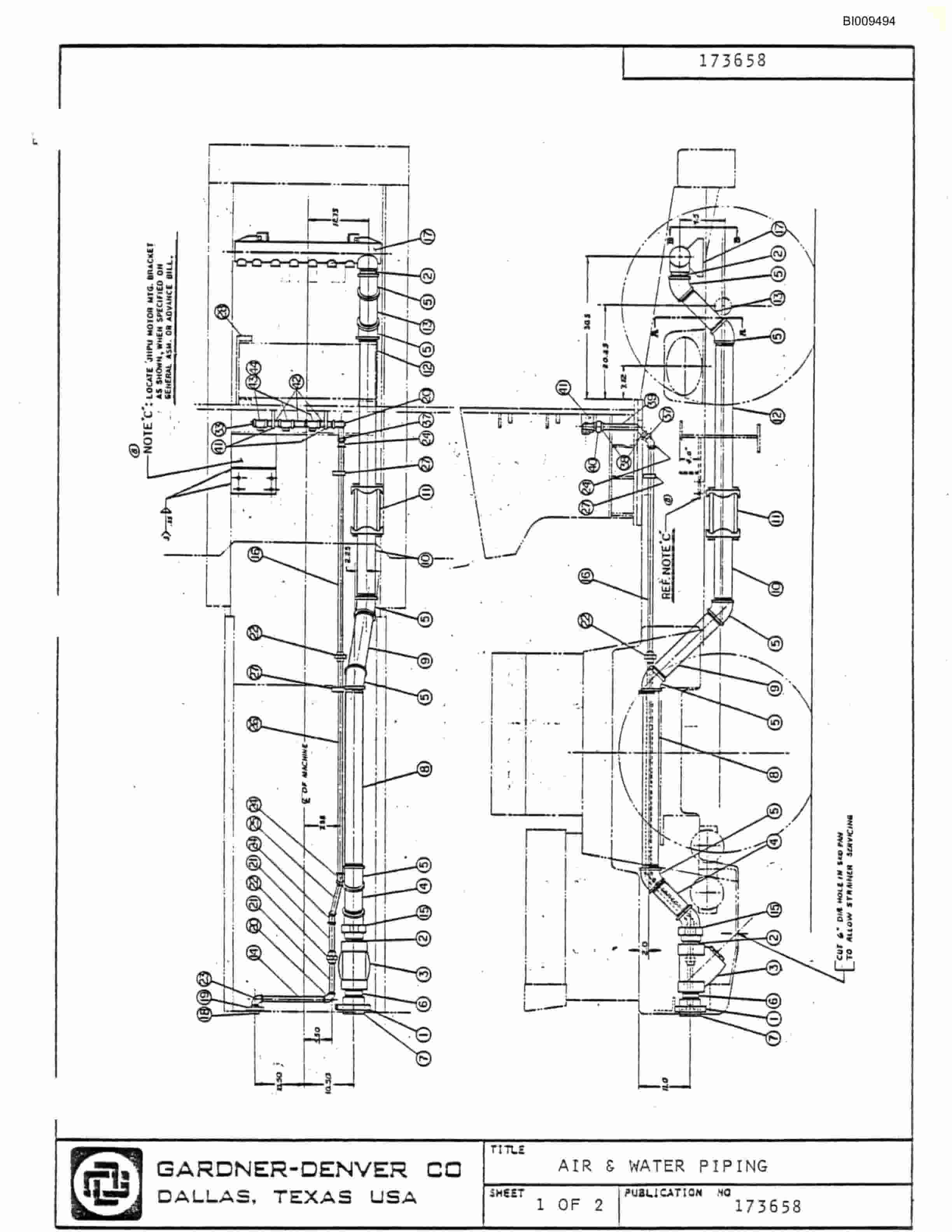 Bucyrus JB-757 Parts Catalog BI009494-2