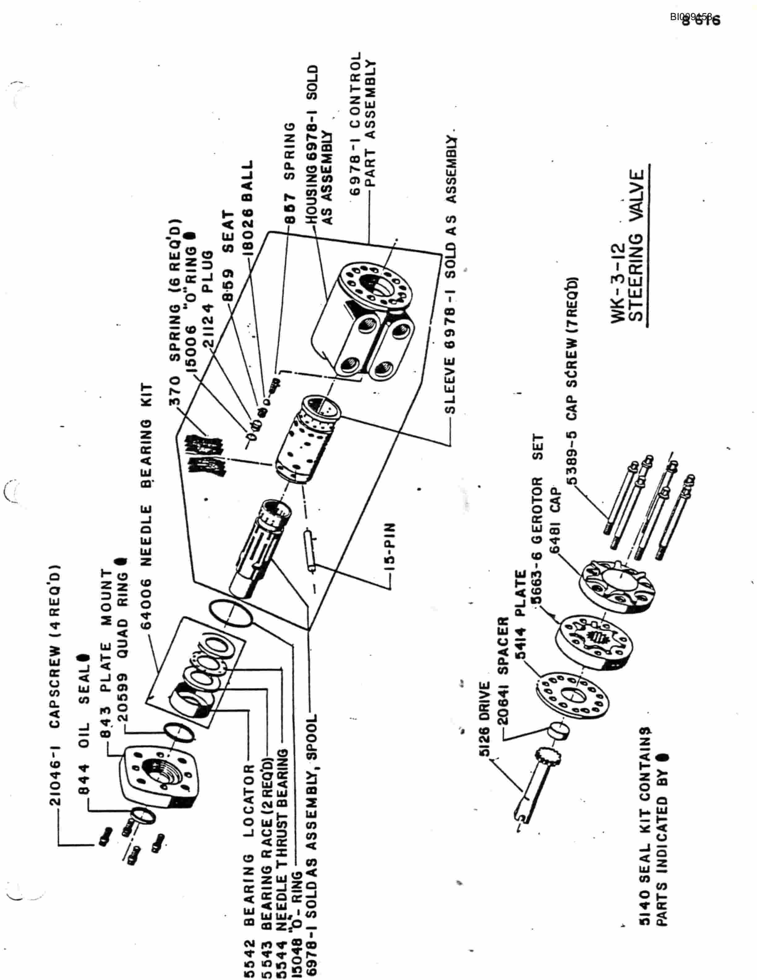 Bucyrus JB-760 Parts Catalog BI009158-3