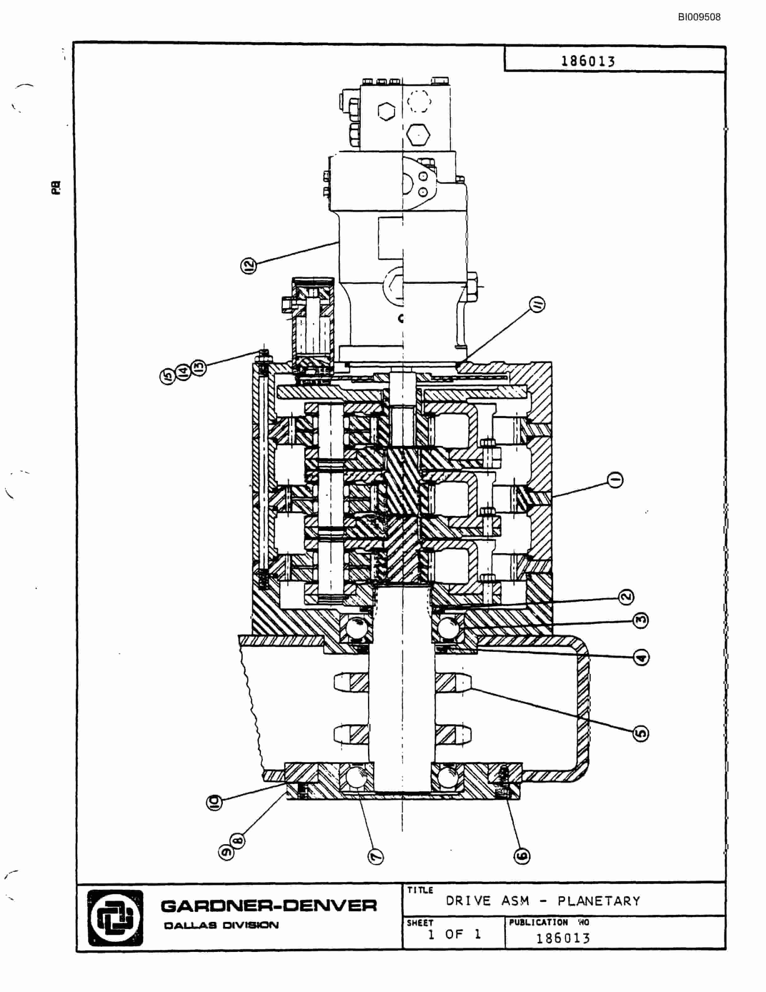 Bucyrus JB-761, JB-762 Parts Catalog BI009508-2