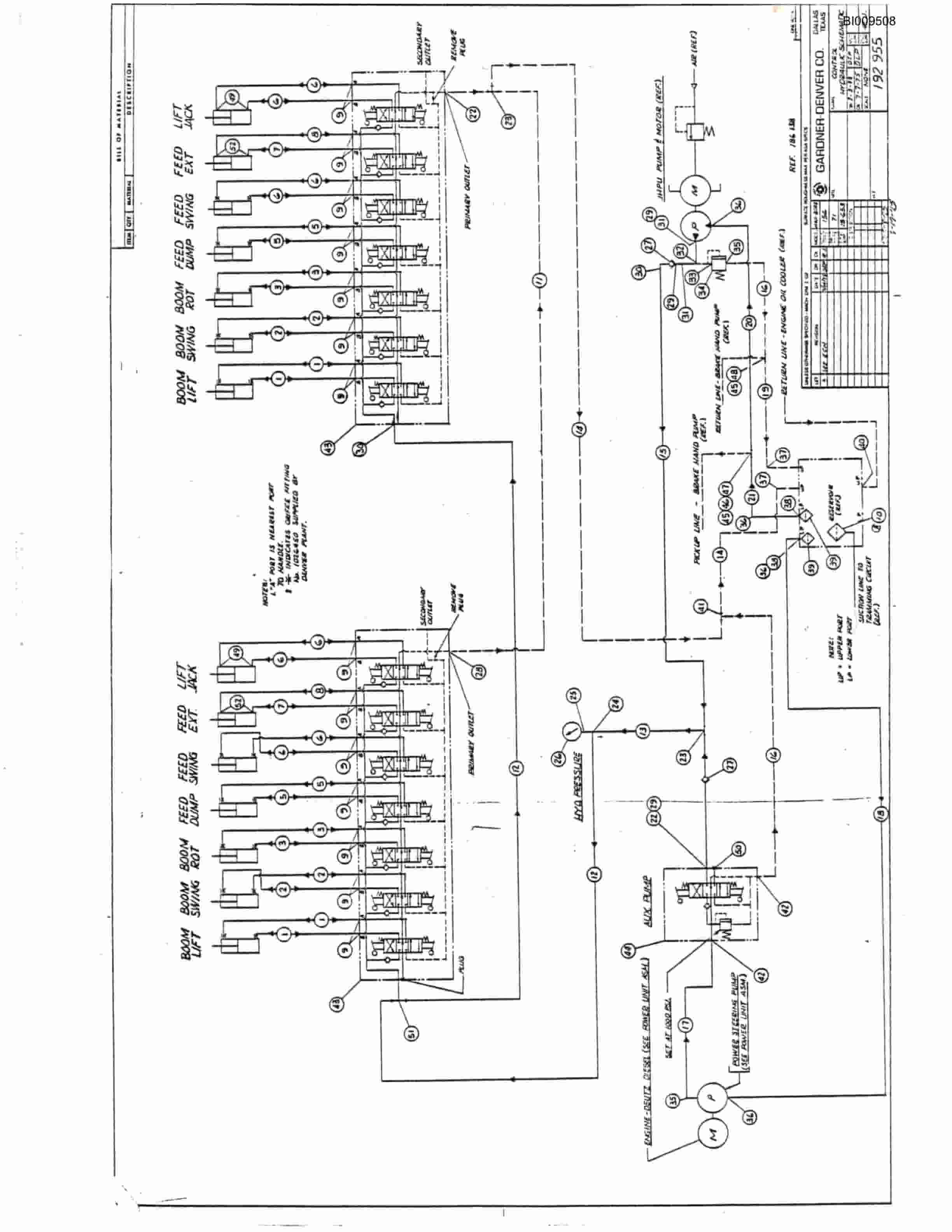 Bucyrus JB-761, JB-762 Parts Catalog BI009508-3