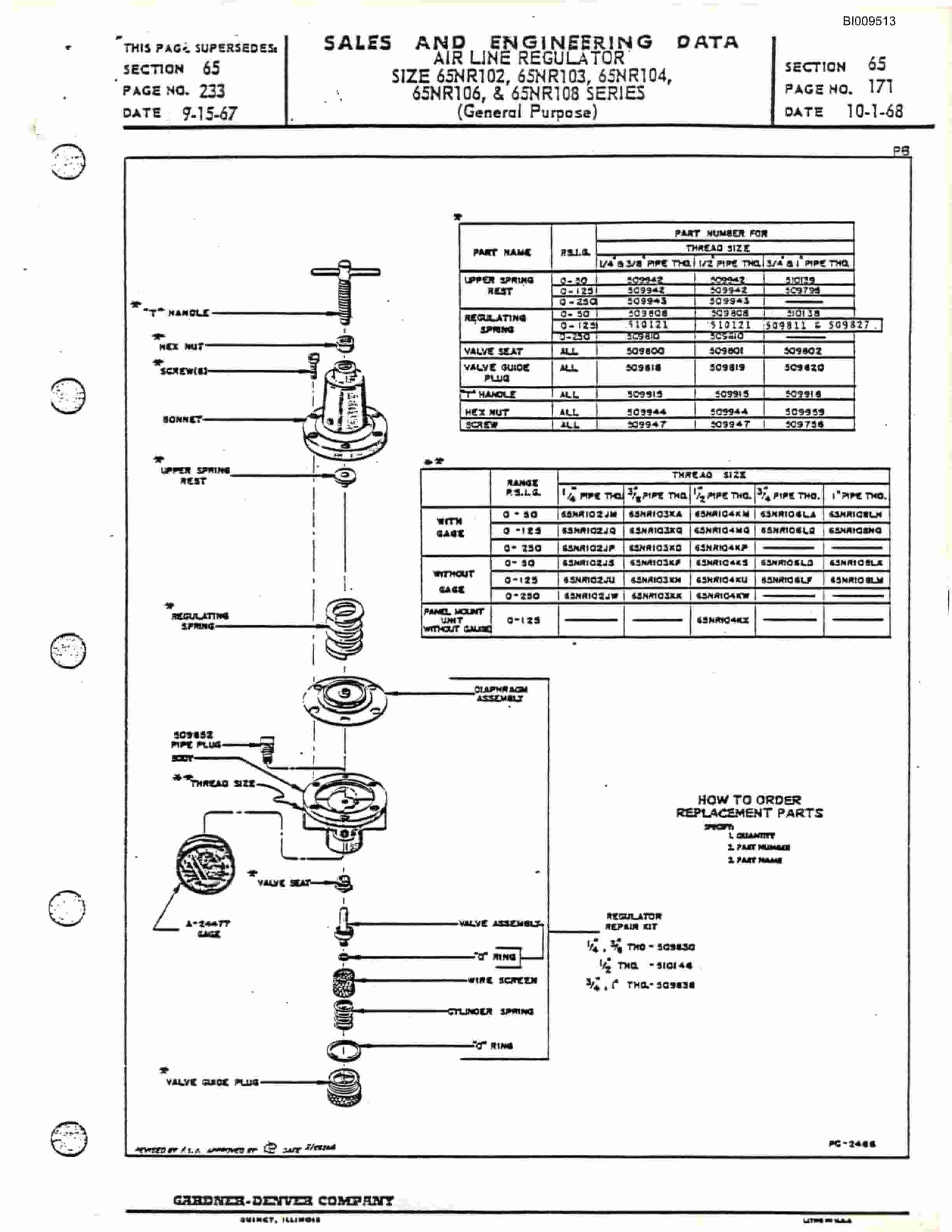 Bucyrus JB-767 Parts Catalog BI009513-5