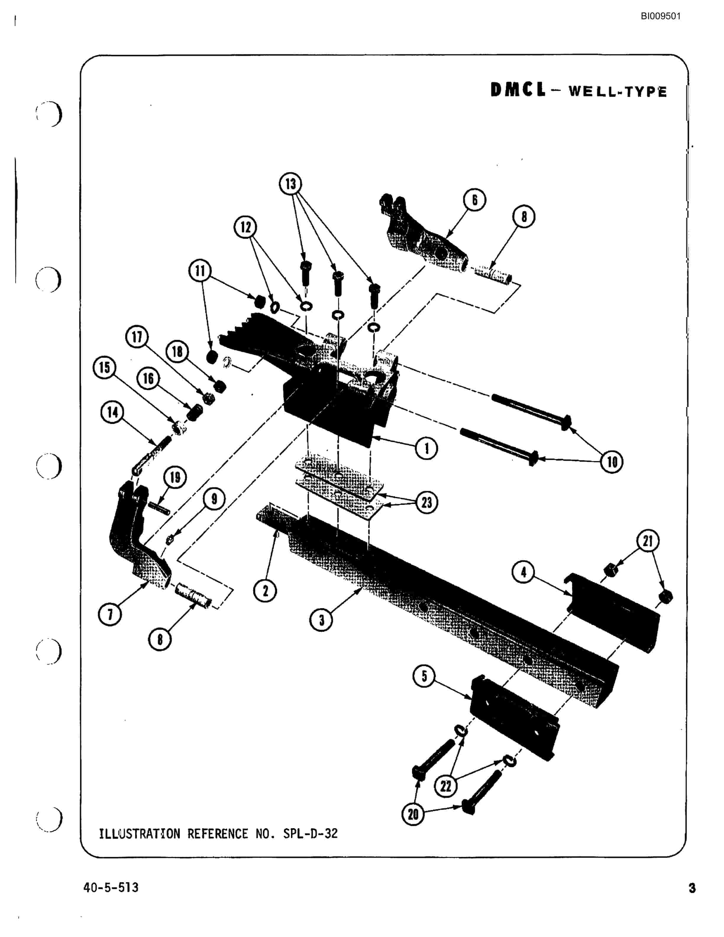 Bucyrus JB-771, JB-772 Parts Catalog BI009501-4