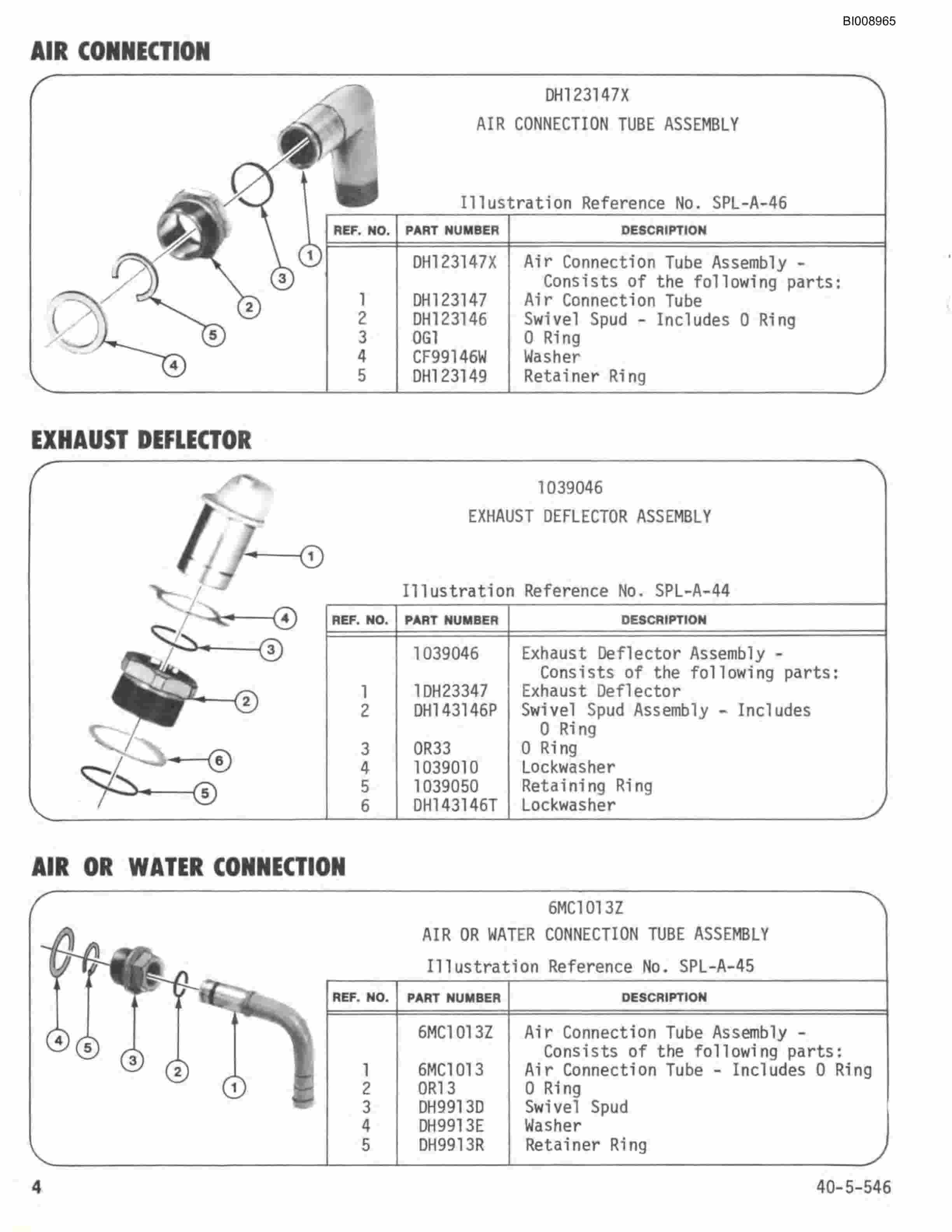 Bucyrus JB-782 Parts Catalog BI008965-4