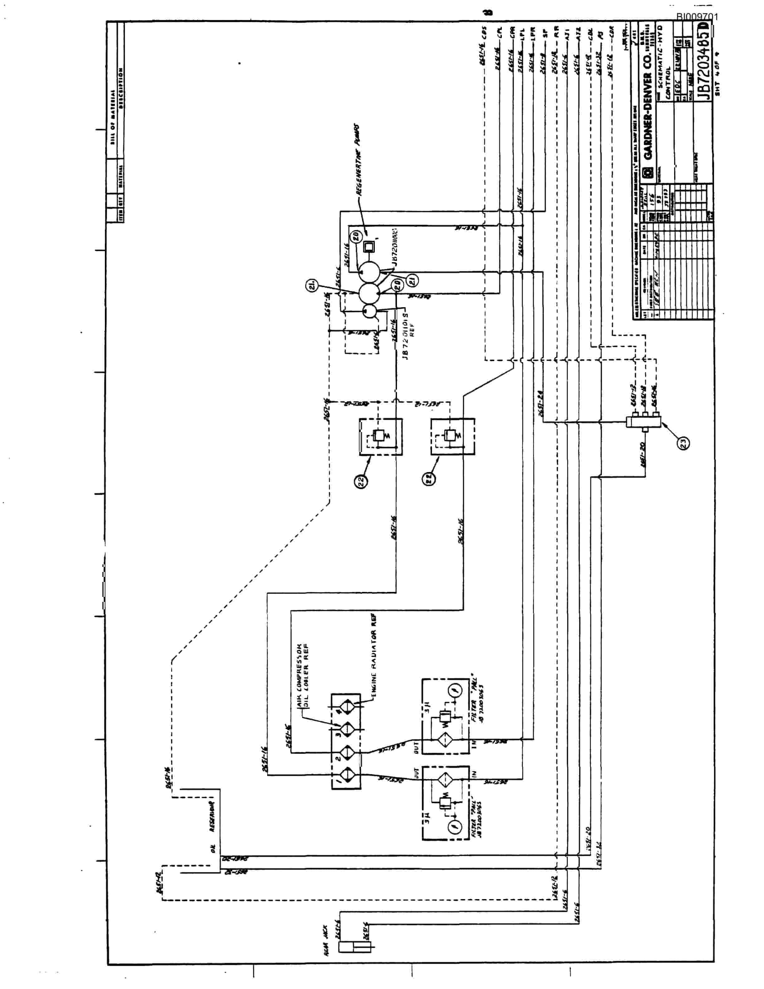 Bucyrus JB-793 Parts Catalog BI009701-3